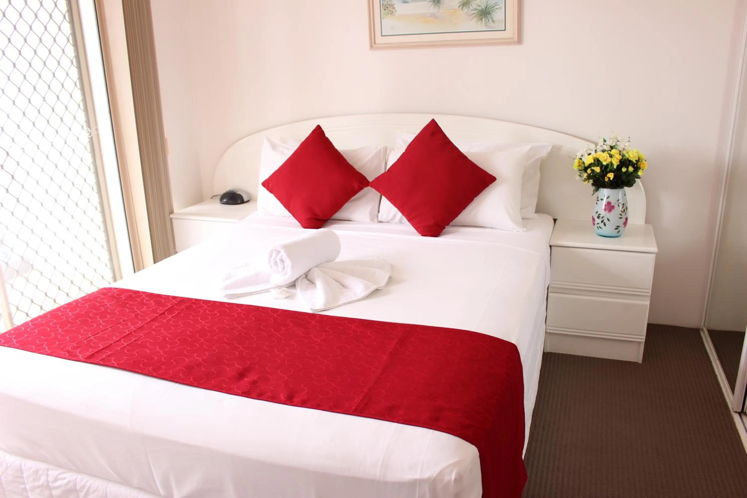 Bed in Surfers Riverside