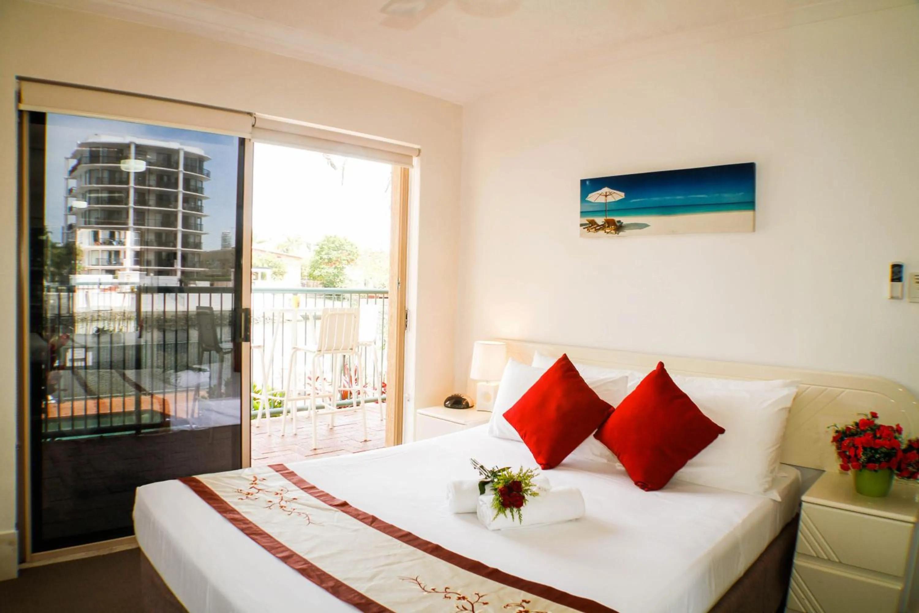 Bed in Surfers Riverside