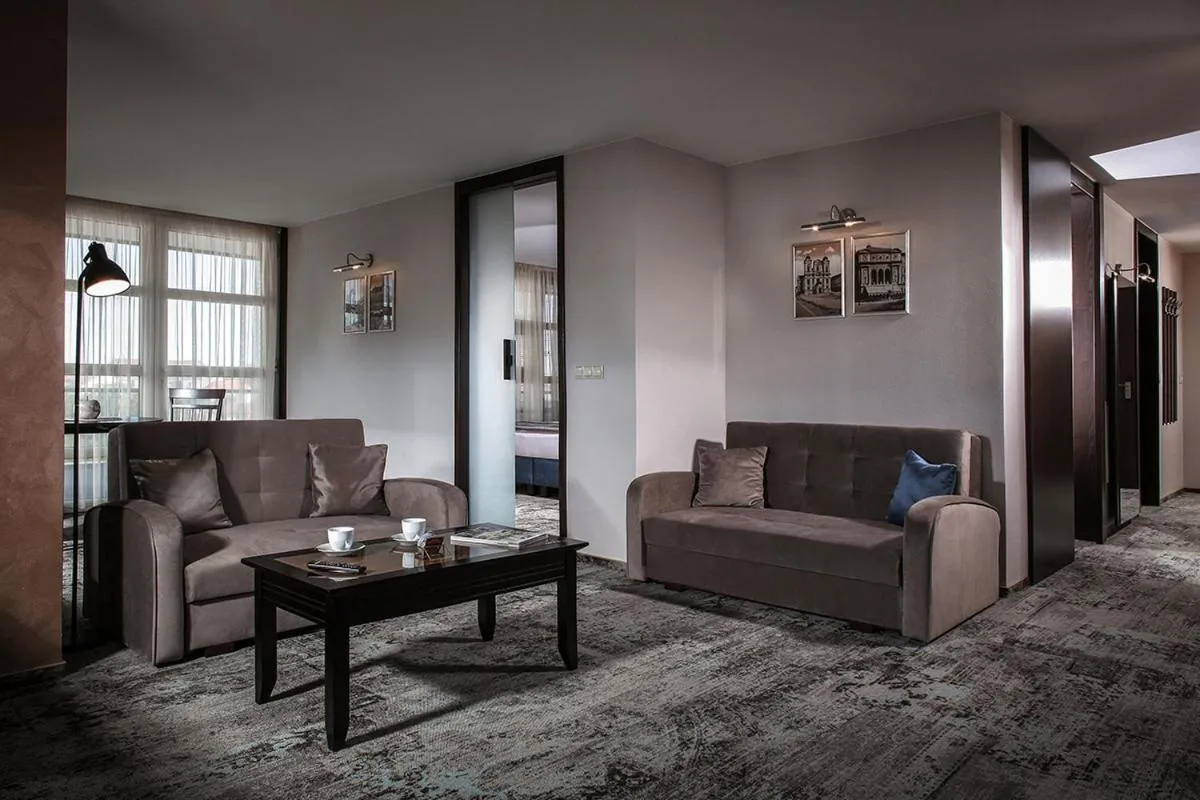 Living room in Reghina Blue Hotel