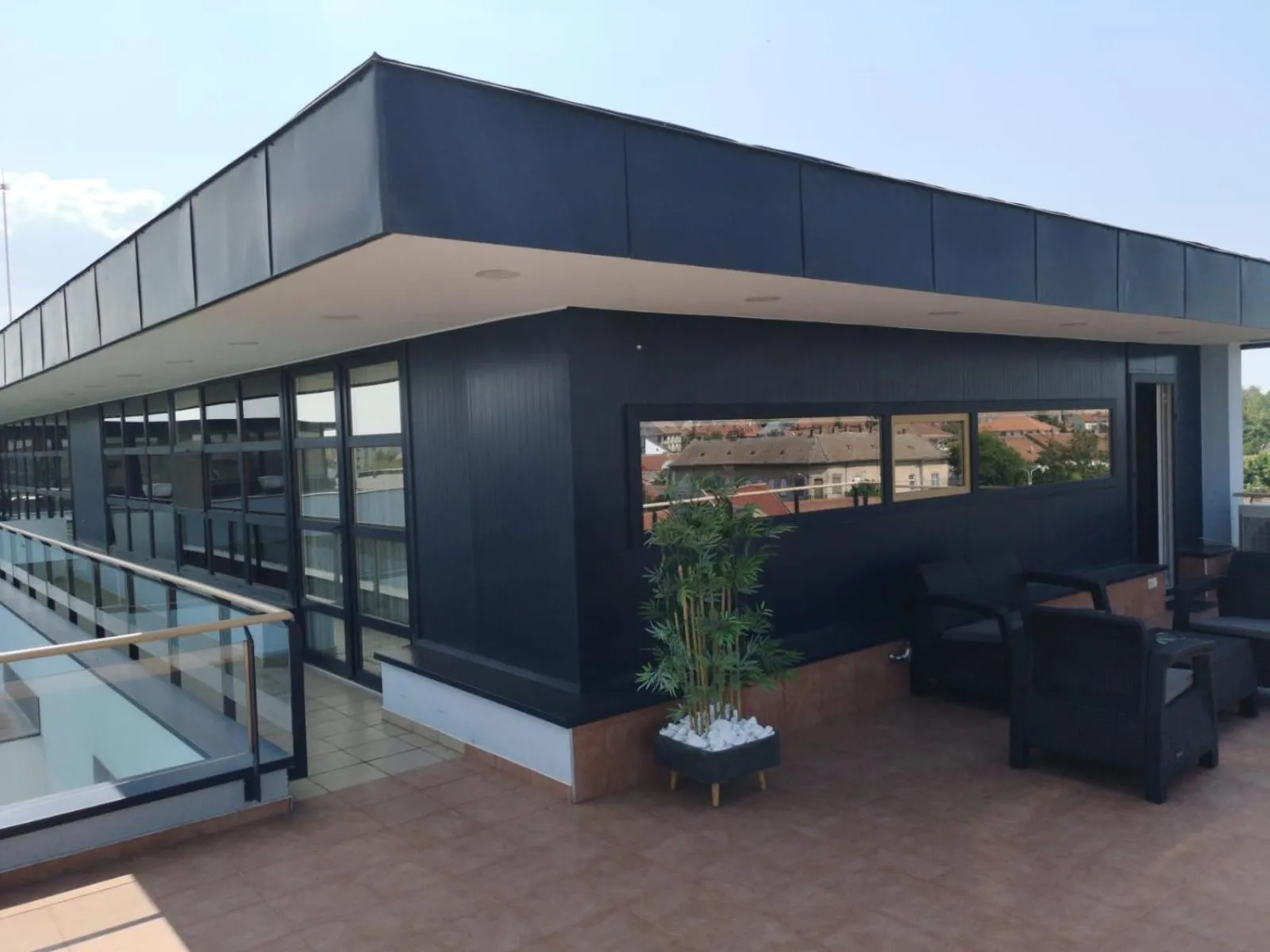 Balcony/Terrace in Reghina Blue Hotel