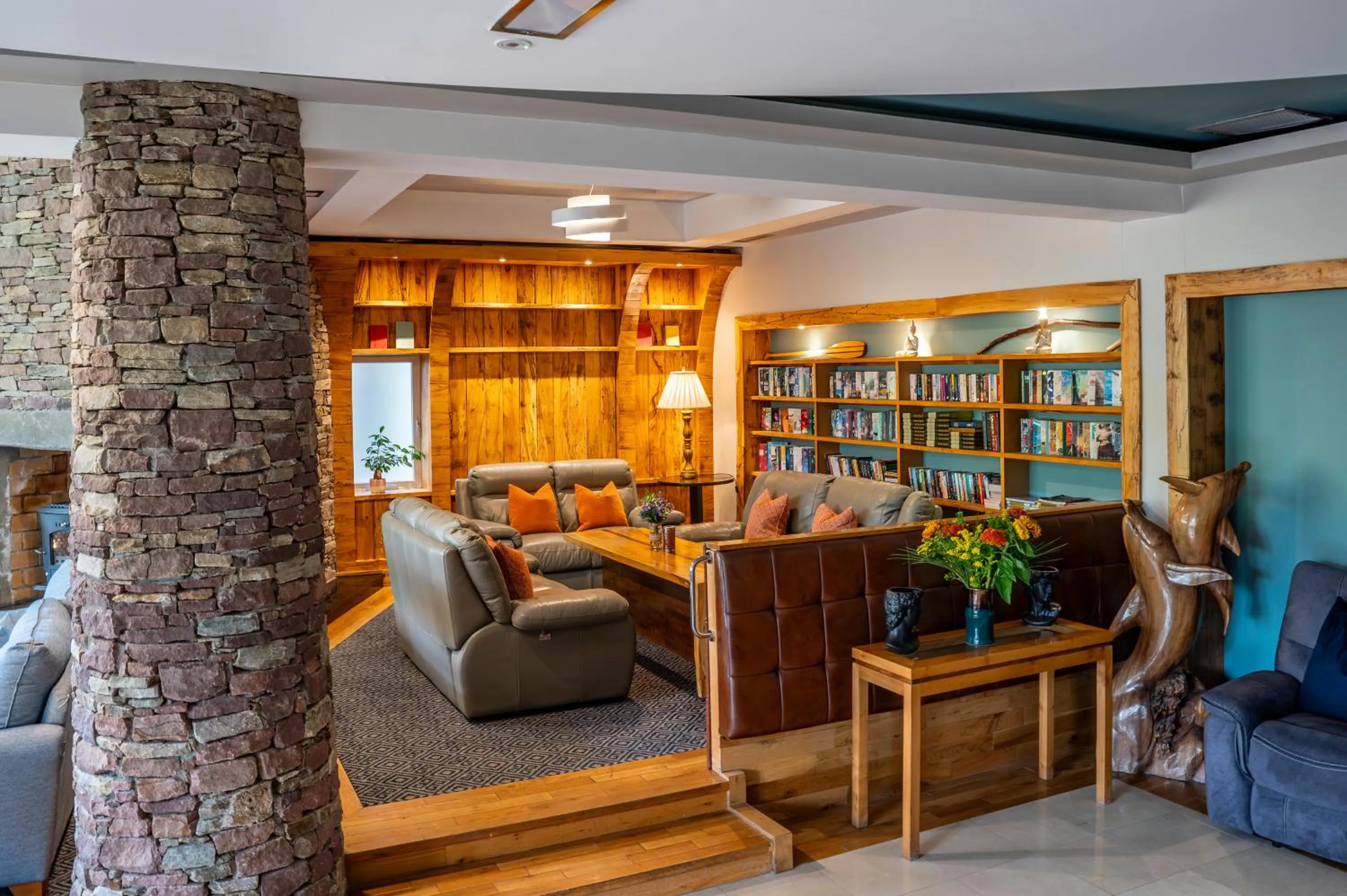 Library in Delphi Resort Hotel & Spa