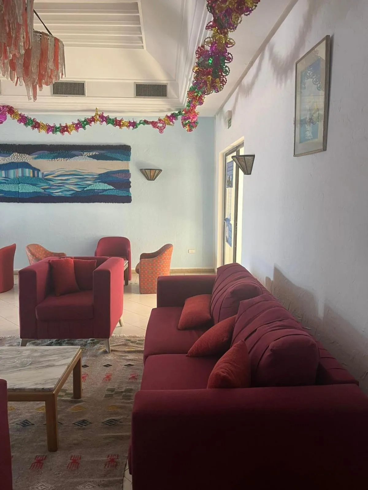 Seating area in Hotel Mezri