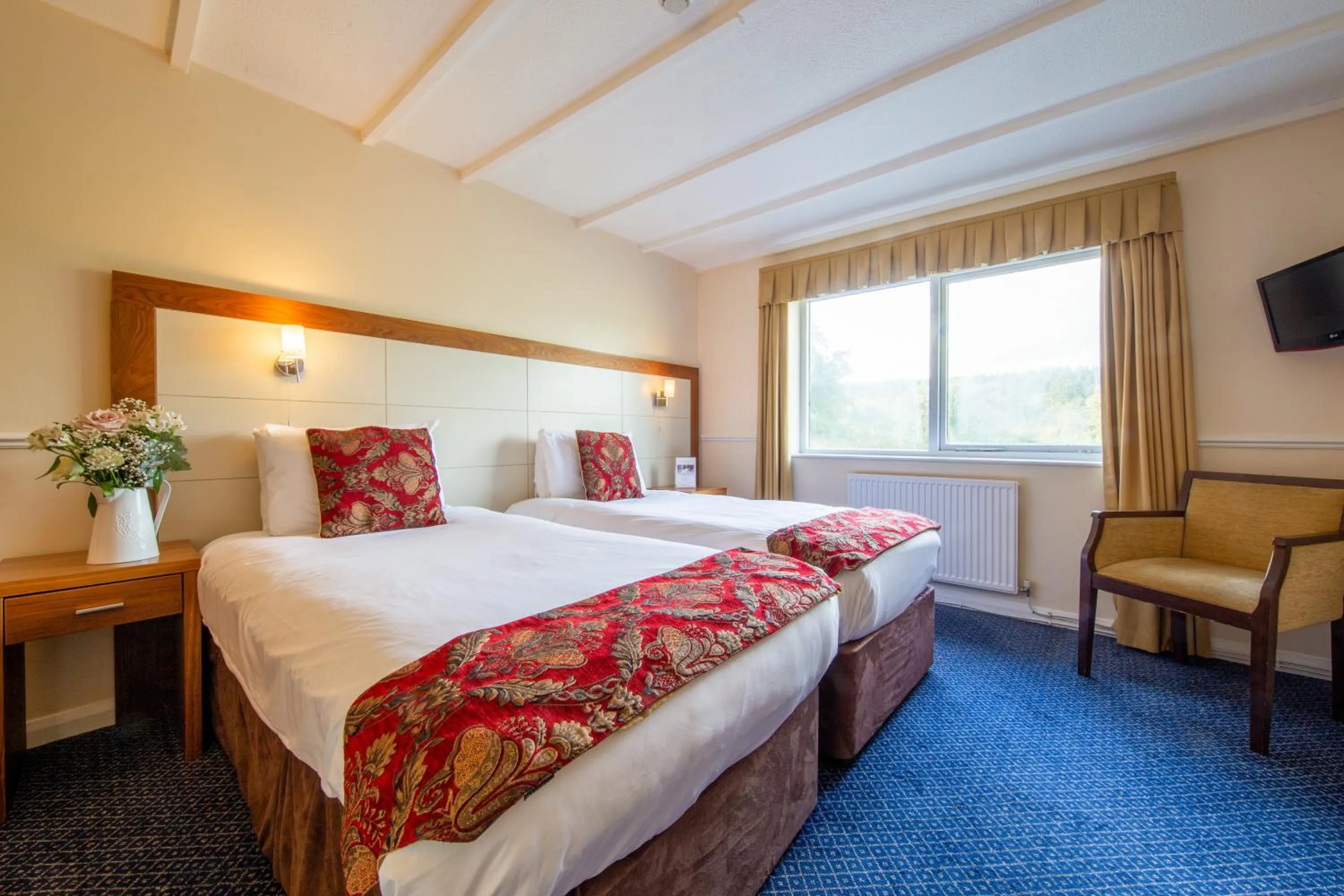 Bed in Damson Dene Hotel