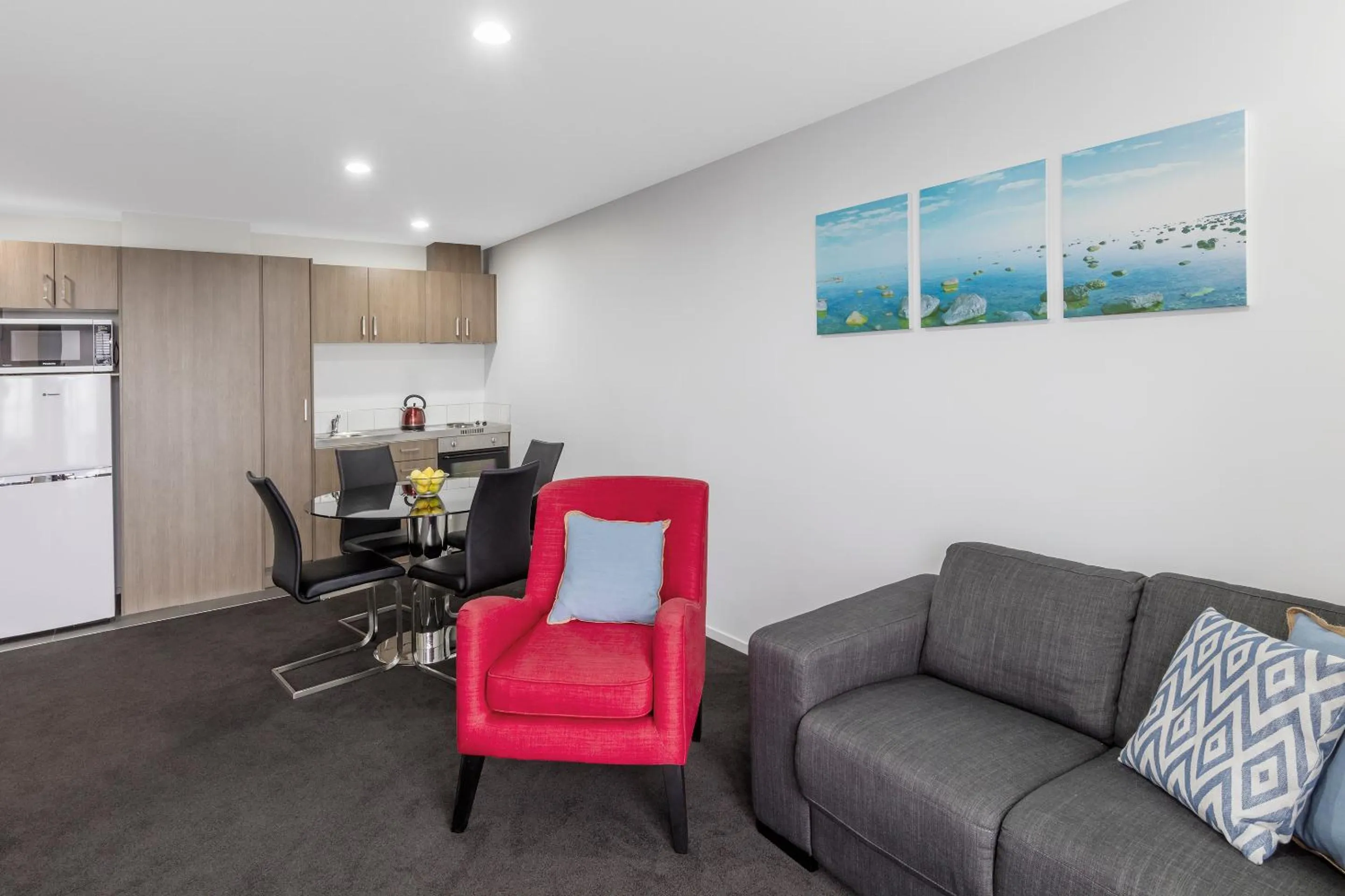 Kitchen or kitchenette in Nesuto St Martins Apartment Hotel