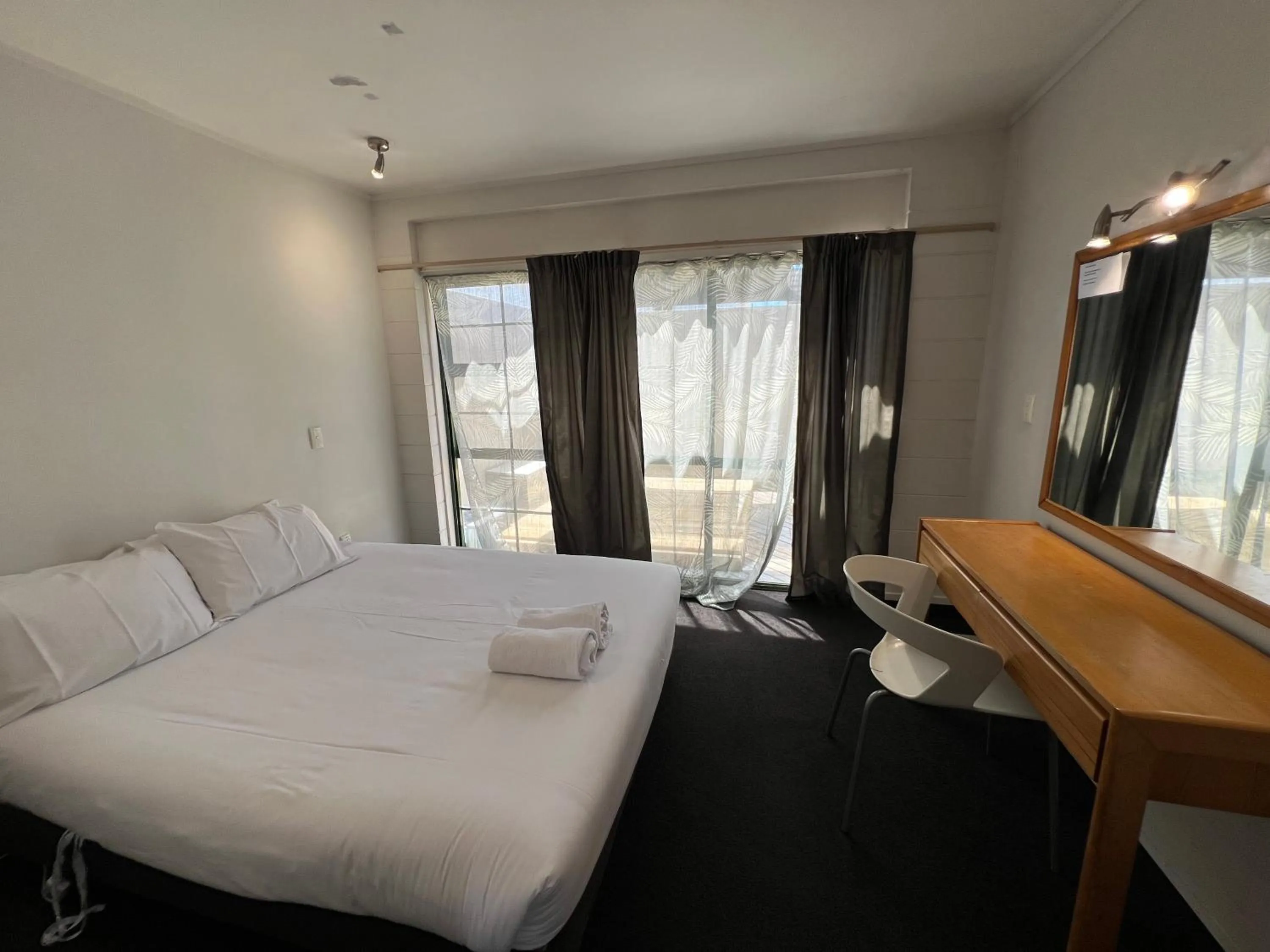 Bed in Karaka Tree Motel