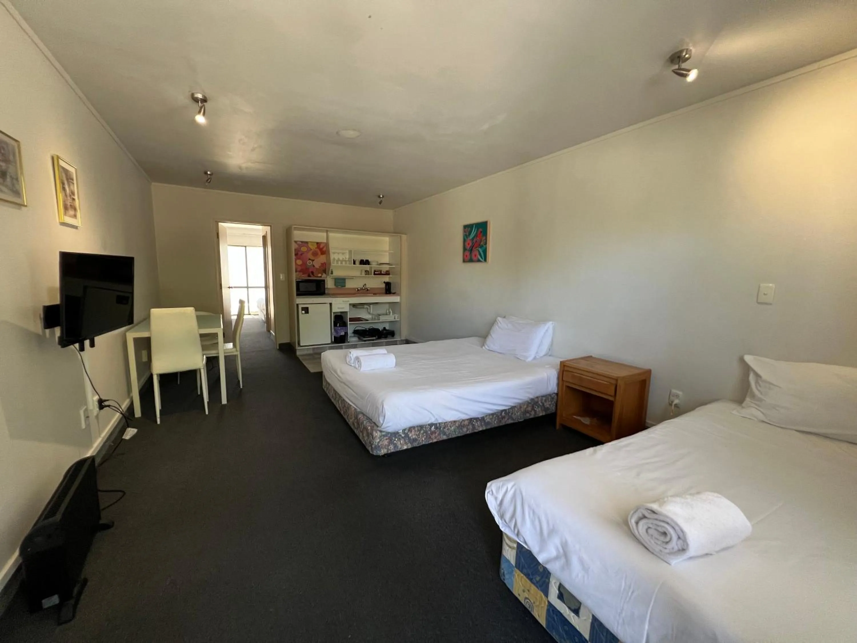 Bed in Karaka Tree Motel