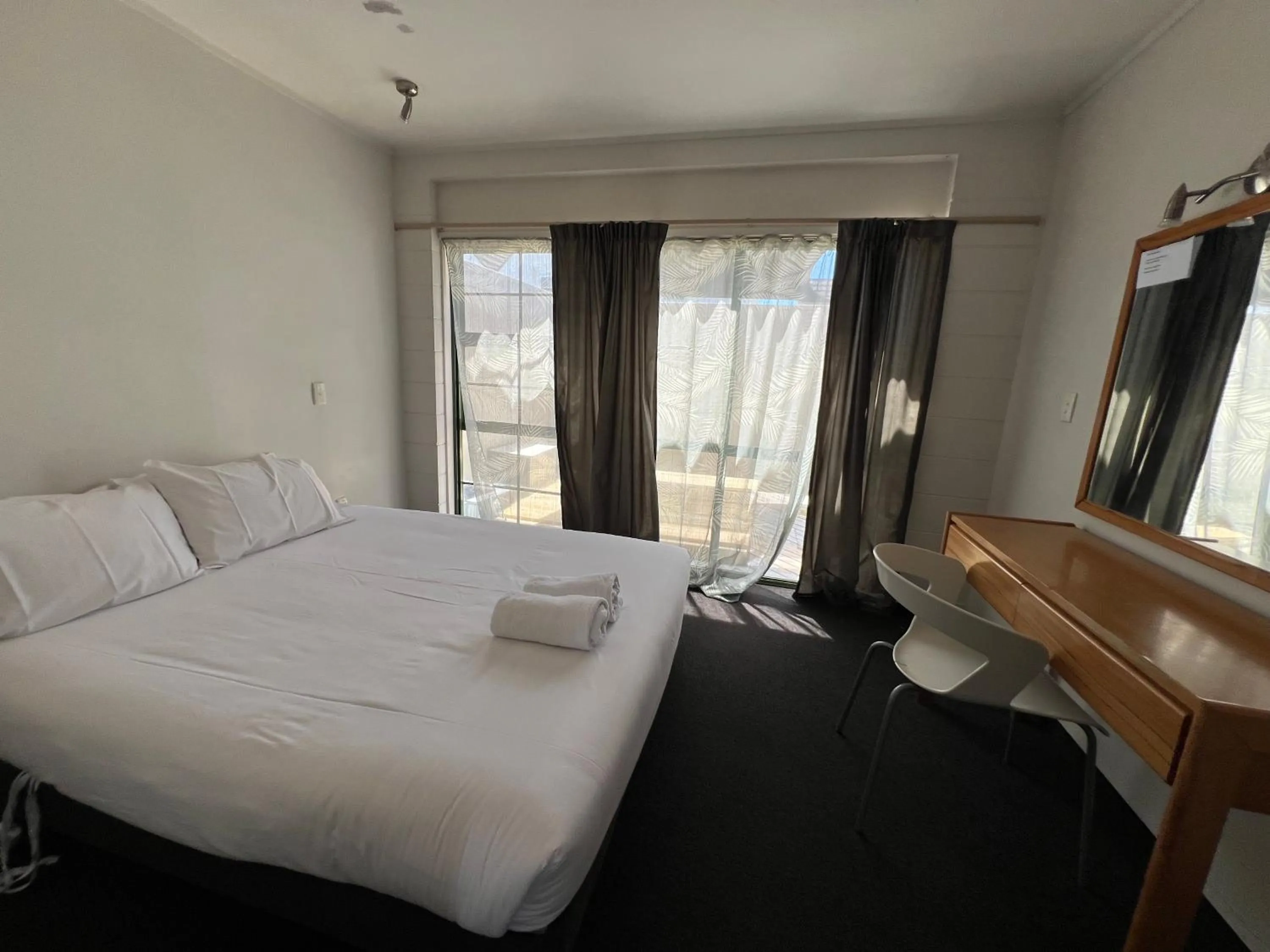 Bed in Karaka Tree Motel