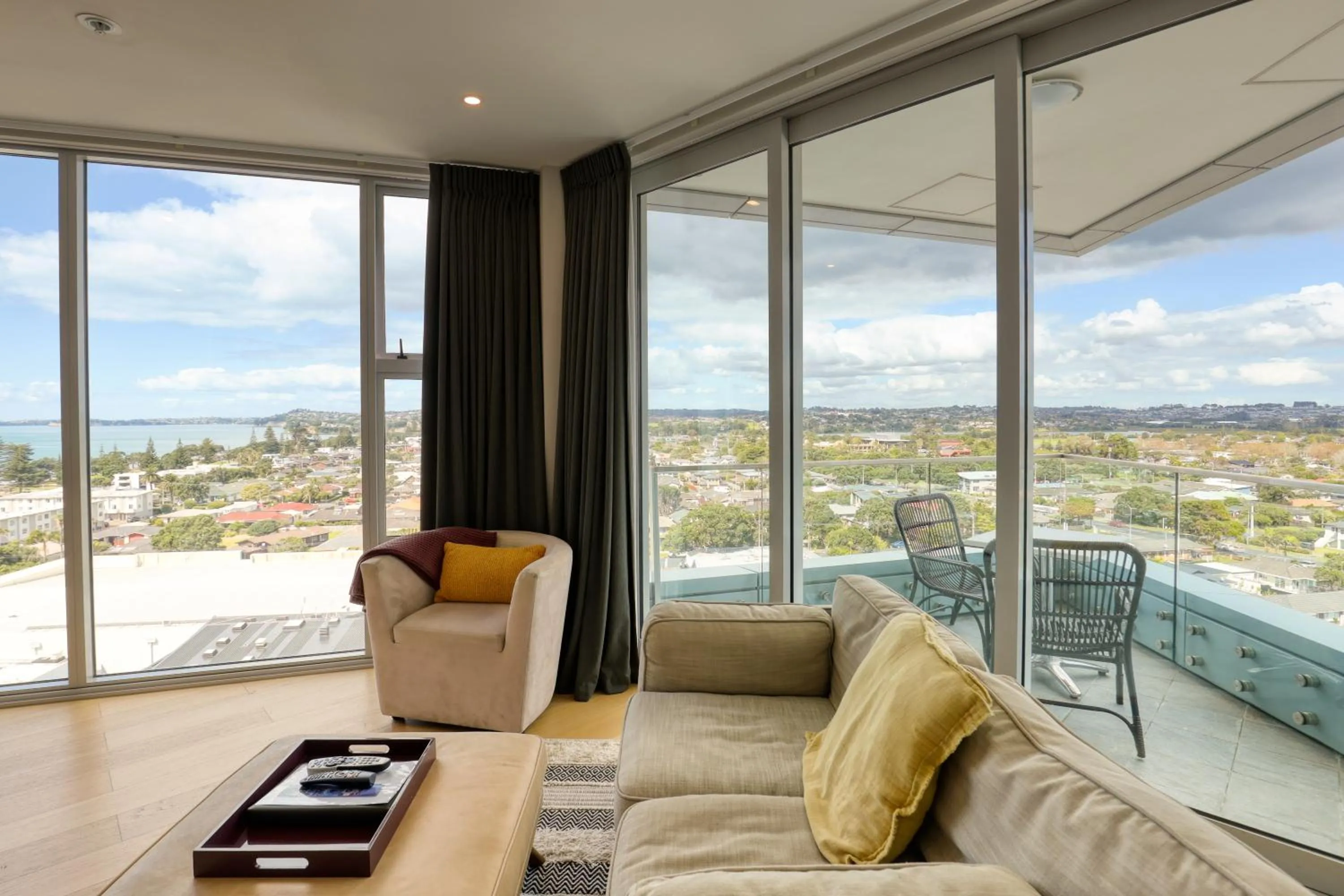 Living room in Marsden Suites Nautilus Orewa