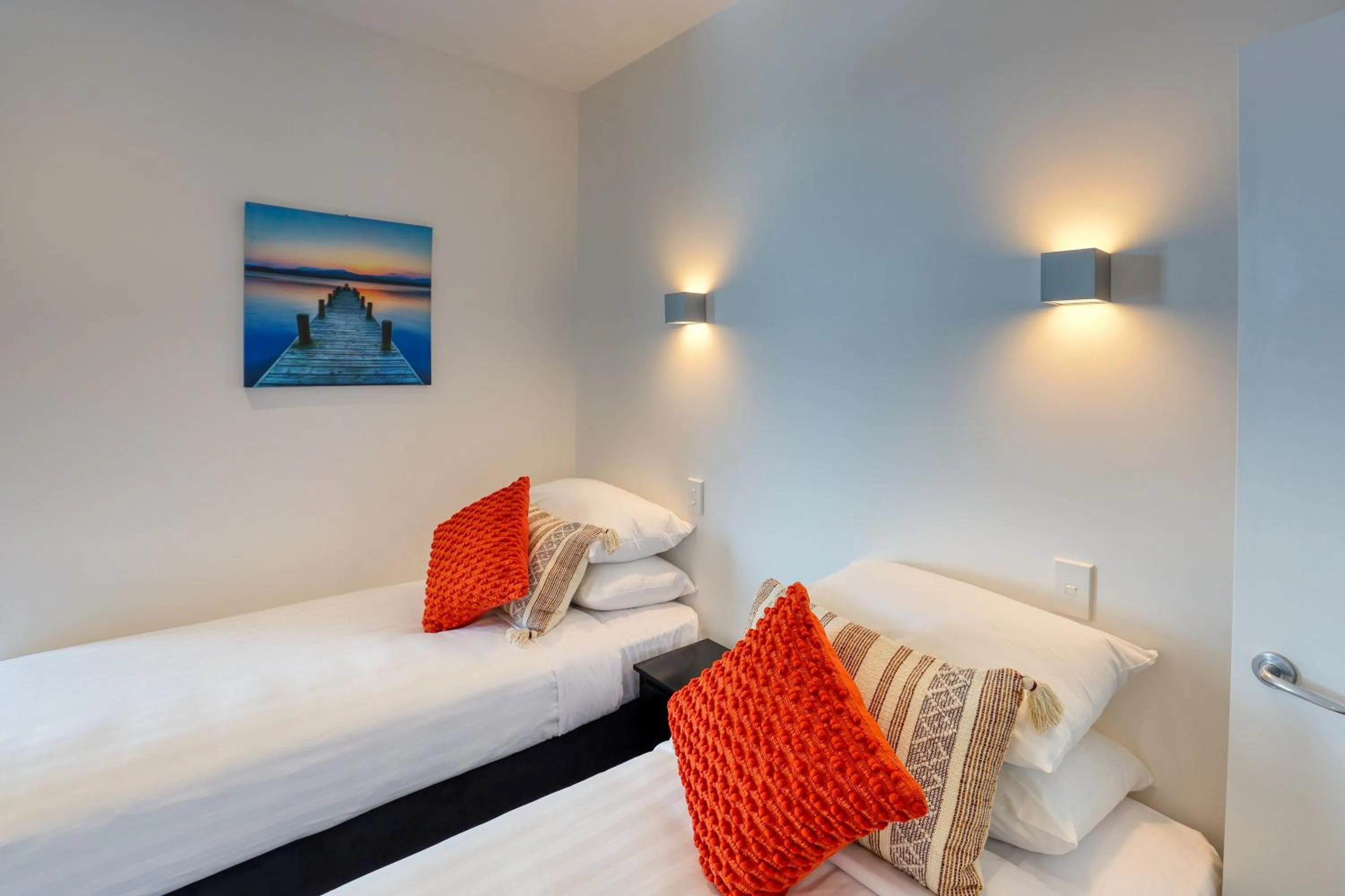 Bed in Marsden Suites Nautilus Orewa