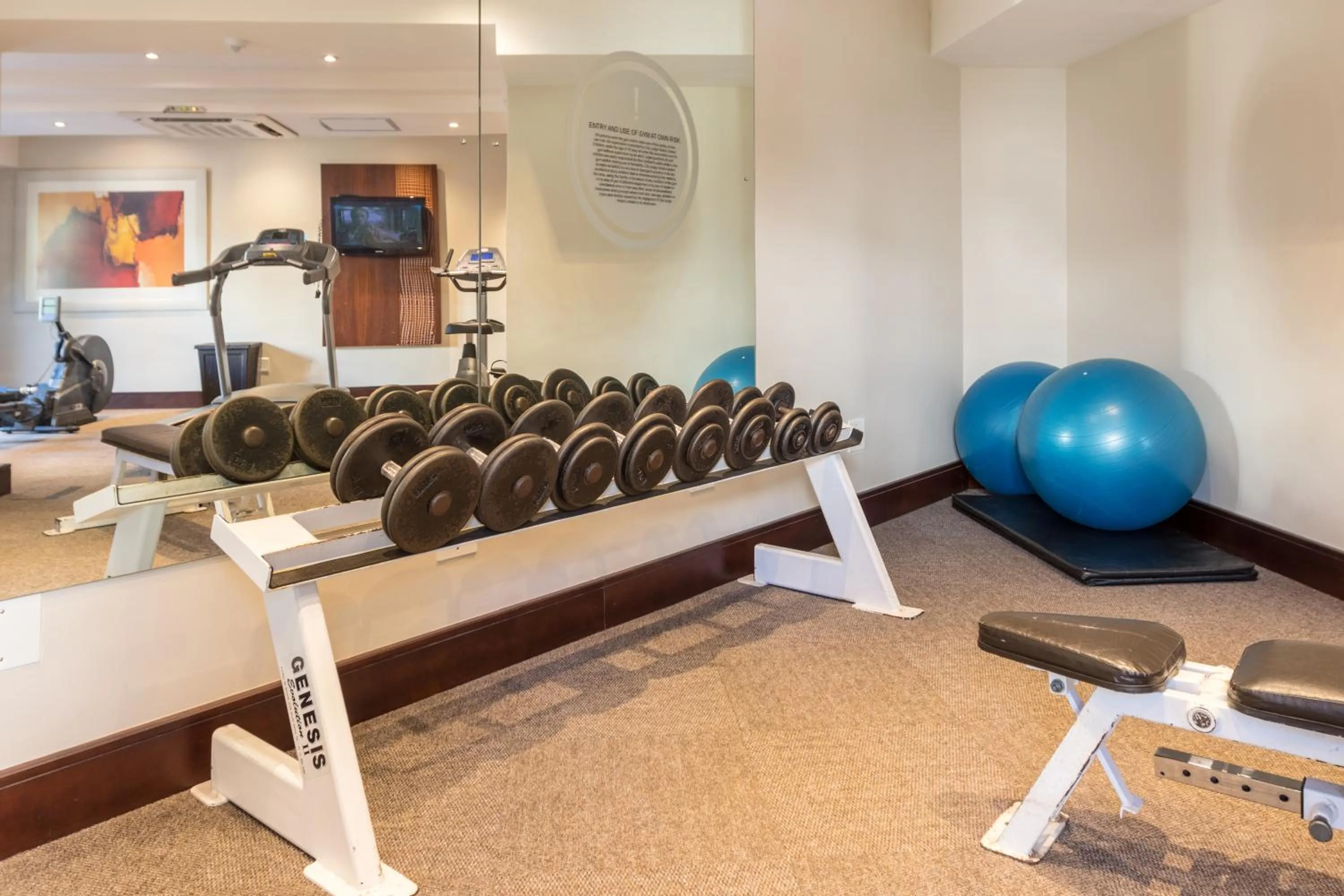 Fitness centre/facilities in City Lodge Hotel Gqeberha