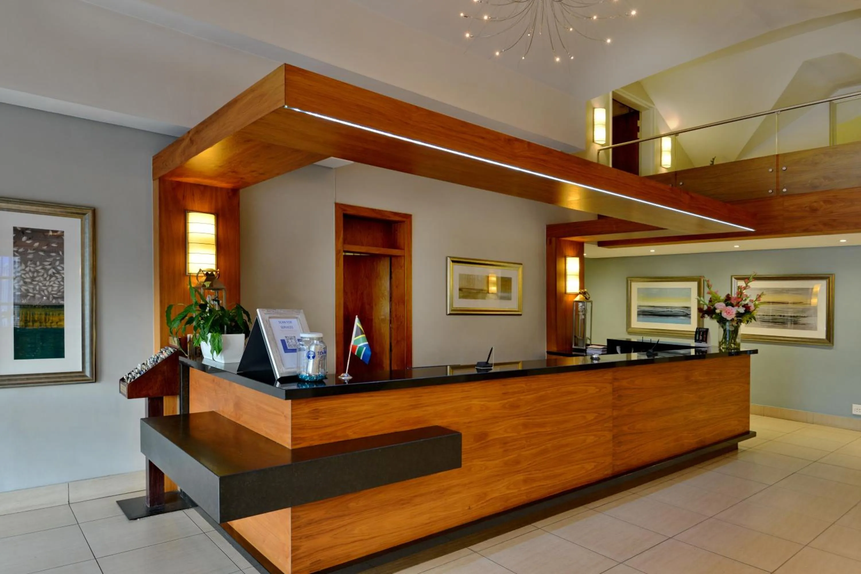 Lobby or reception in Town Lodge Waterfall, Midrand