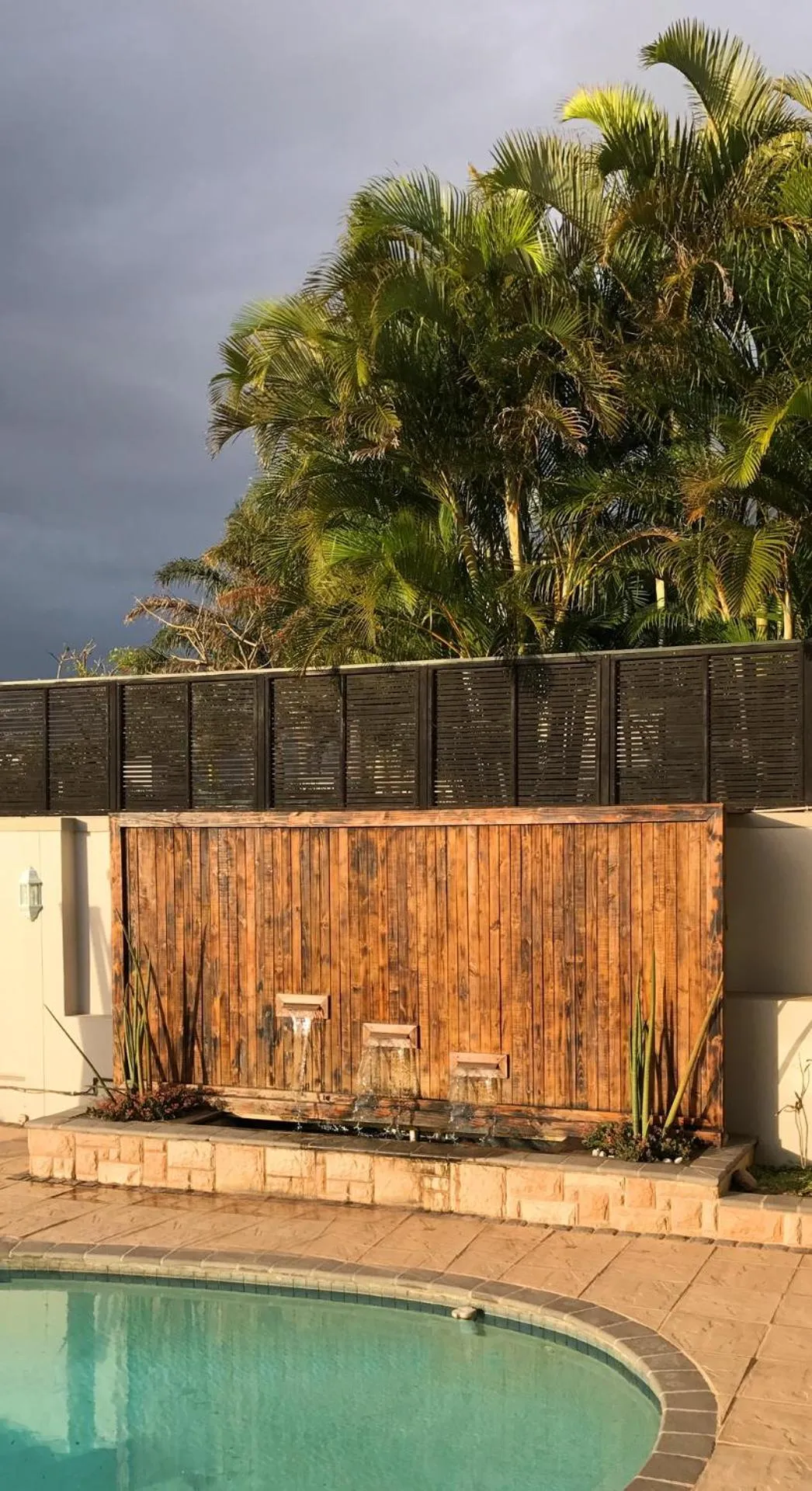 Swimming pool in Lavender Moon Guest House