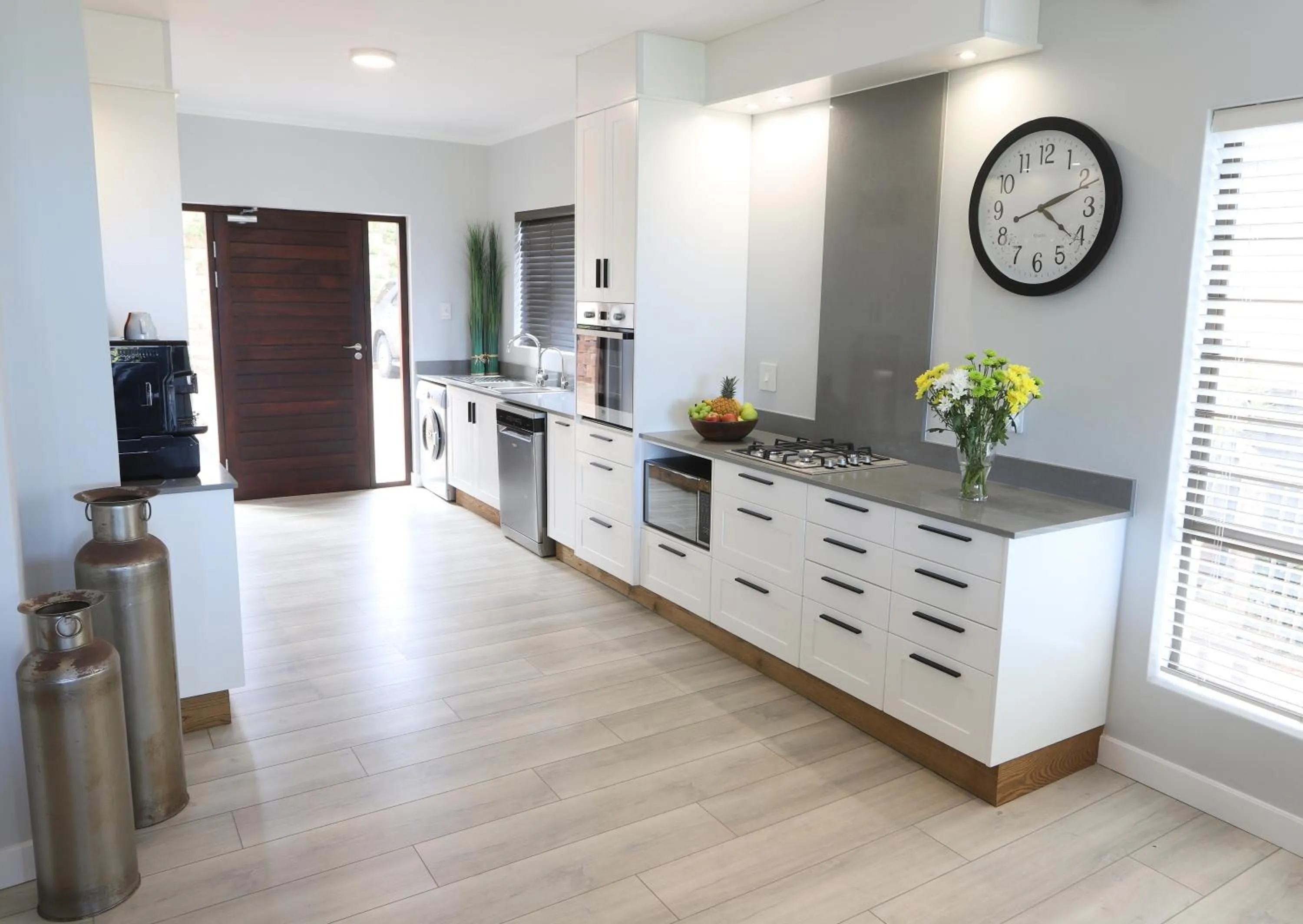 Communal kitchen in Lavender Moon Guest House