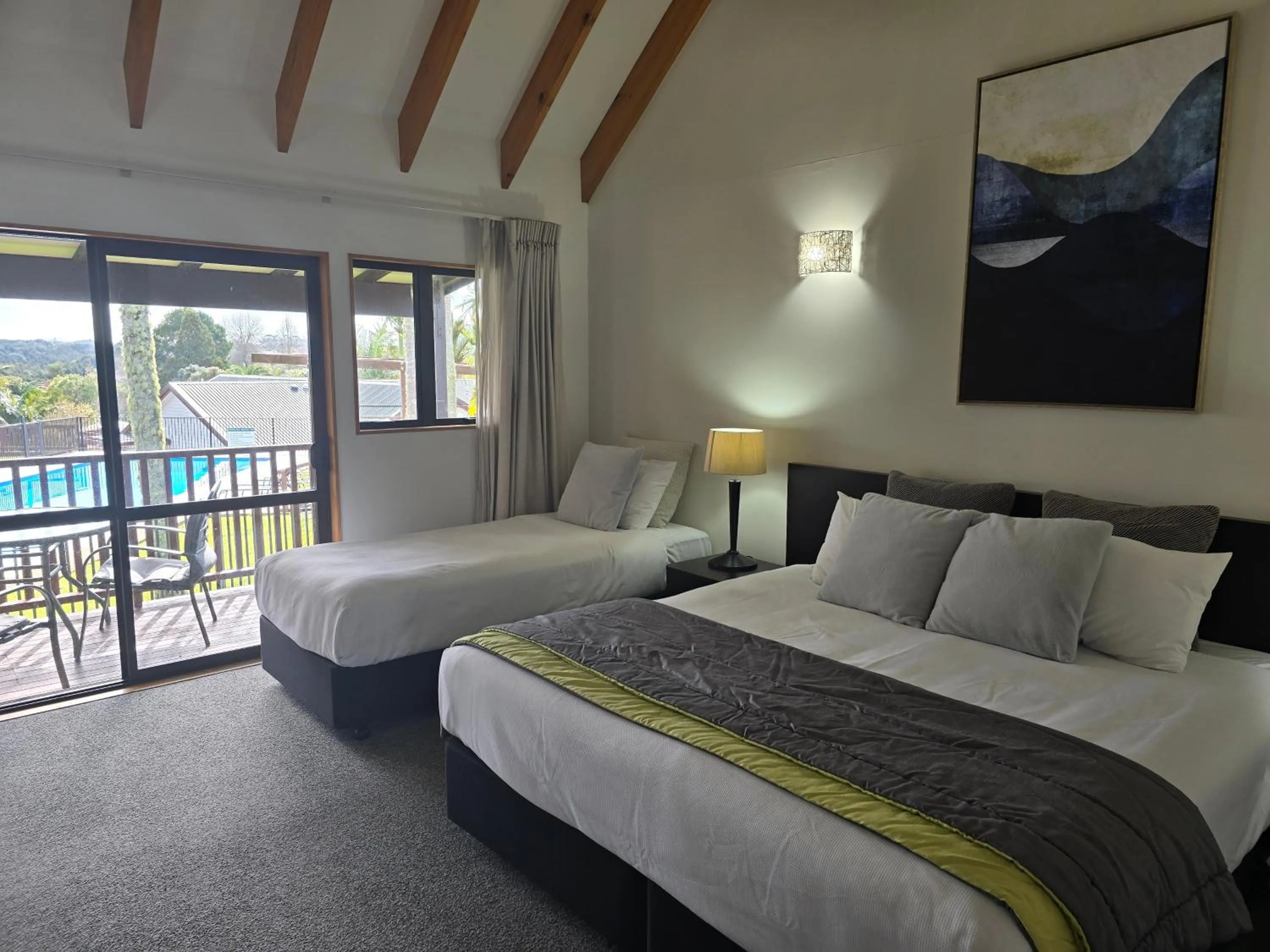 Bed in Kerikeri Homestead Motel & Apartments