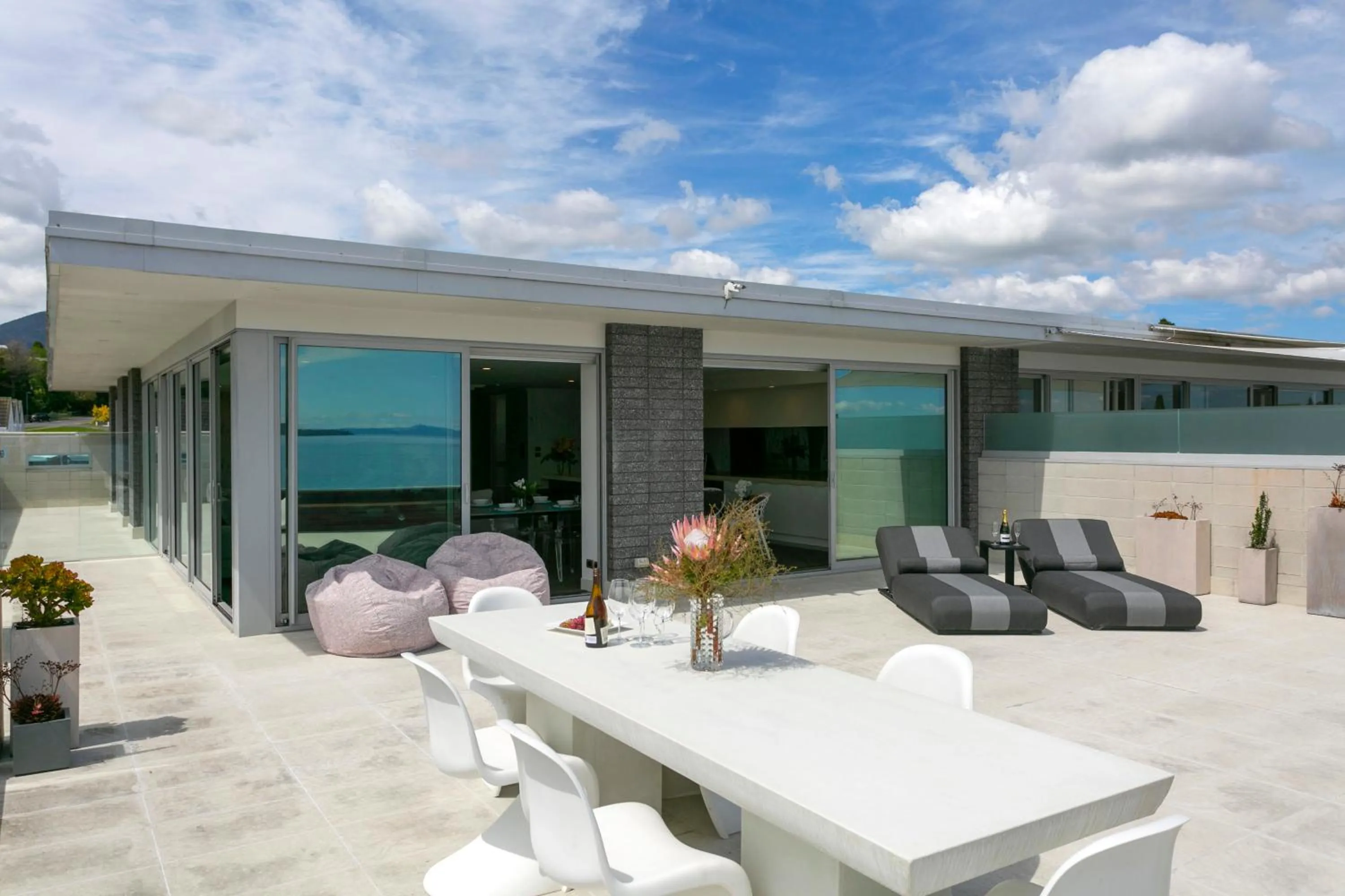 Balcony/Terrace in Sacred Waters Taupo