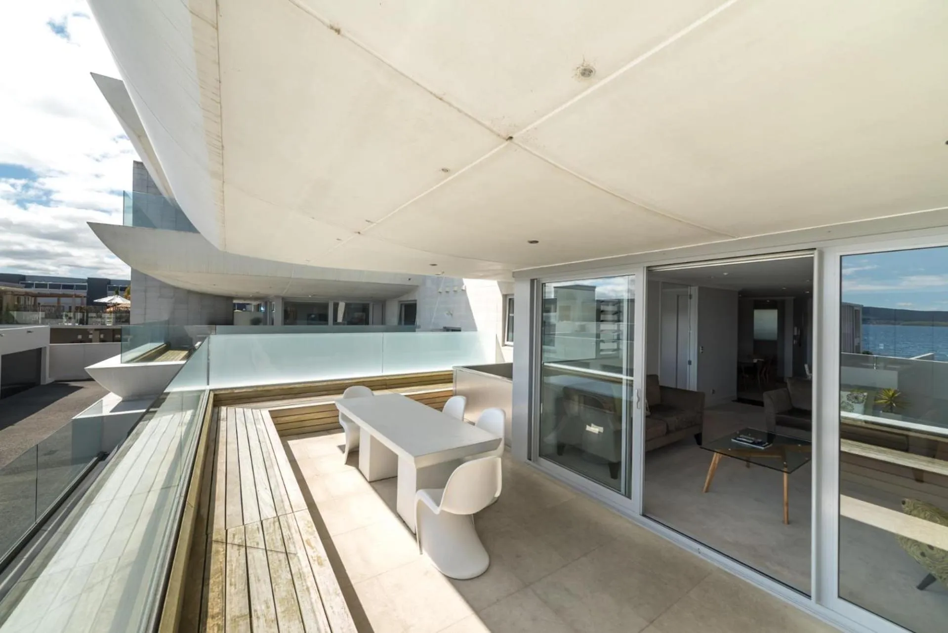 Balcony/Terrace in Sacred Waters Taupo