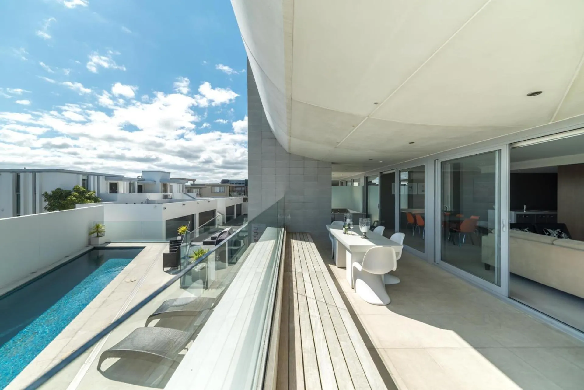 Balcony/Terrace in Sacred Waters Taupo