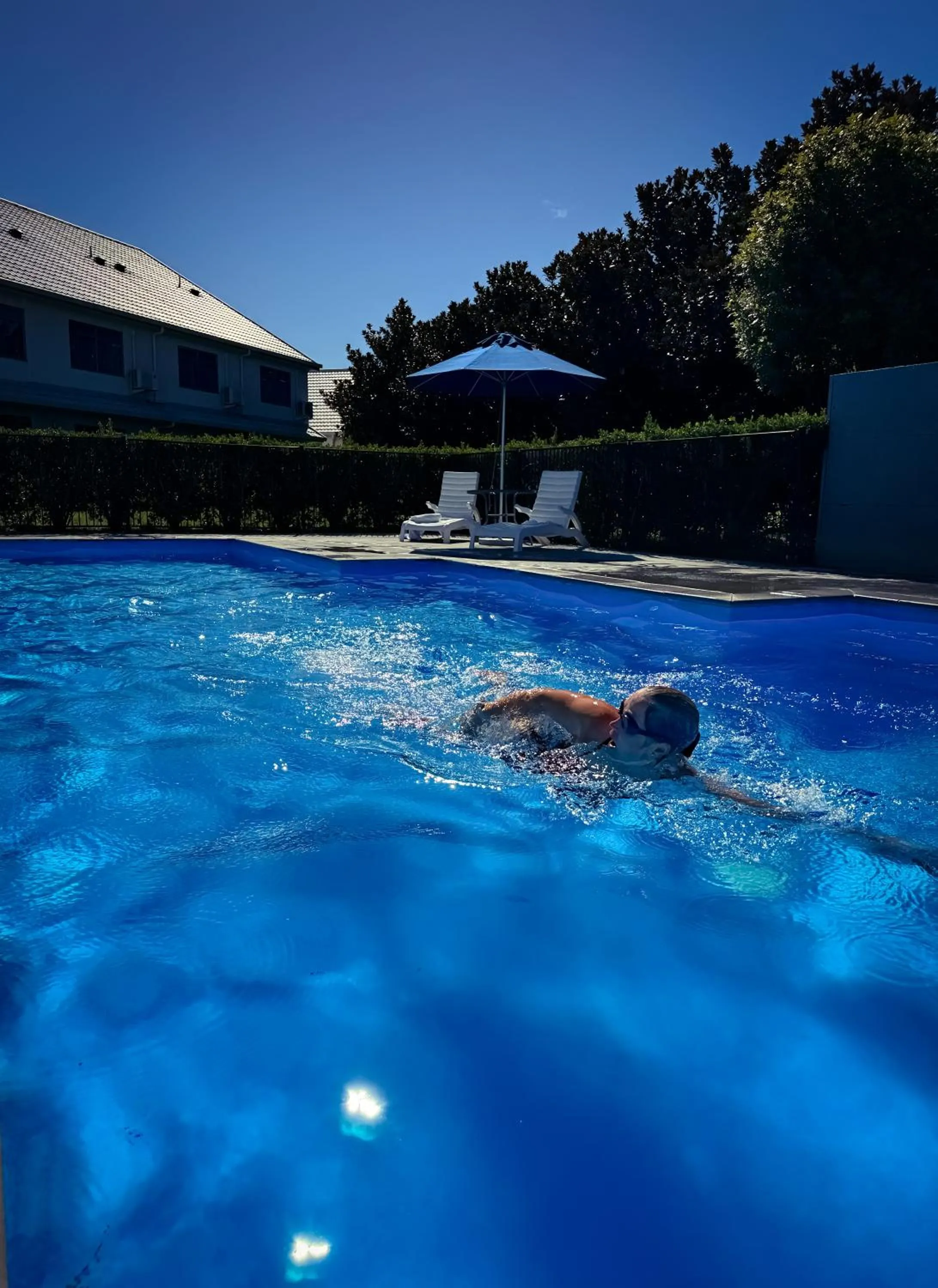 Swimming pool in JetPark Hamilton Airport New Zealand
