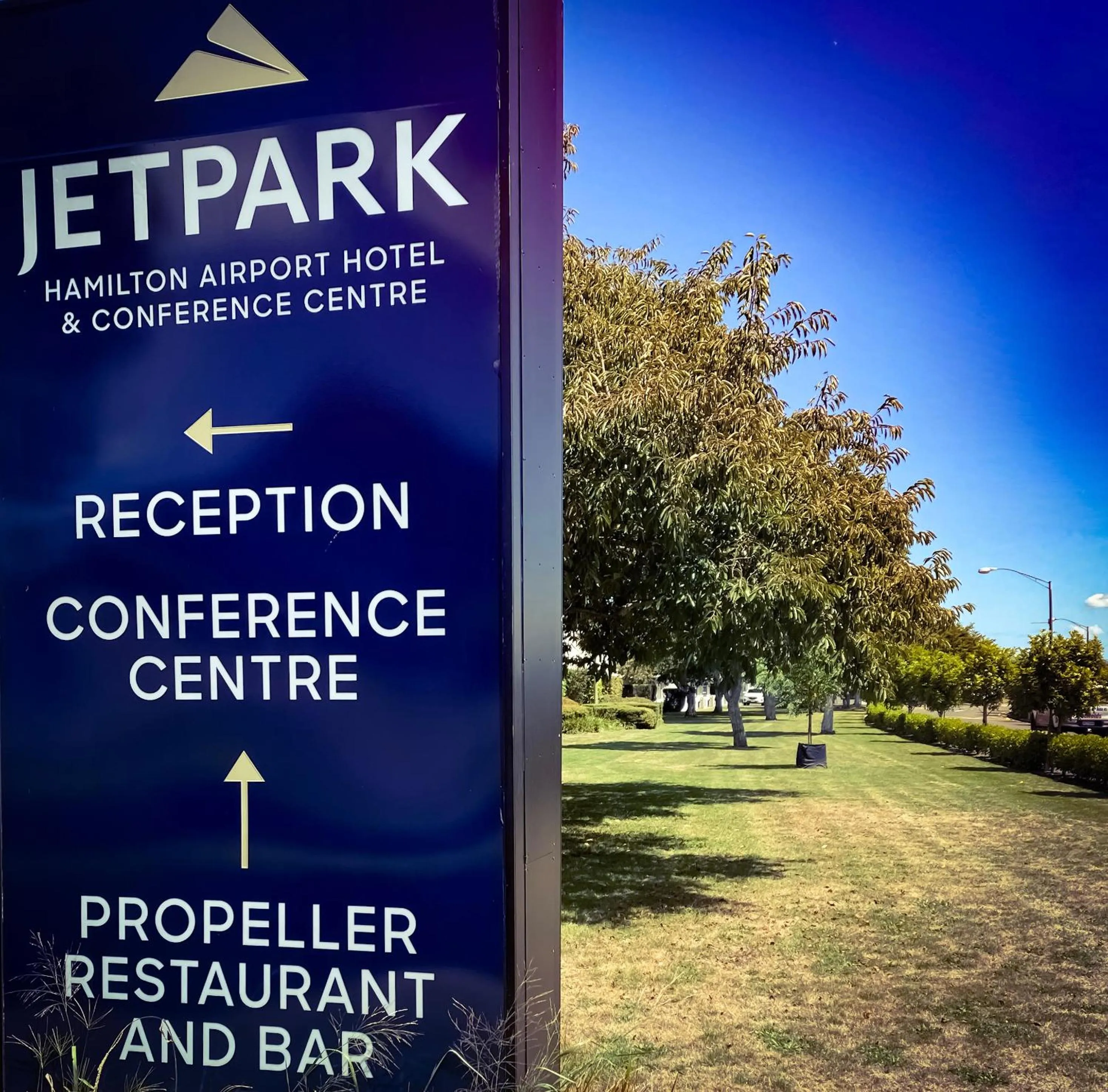 Property logo or sign in JetPark Hamilton Airport New Zealand
