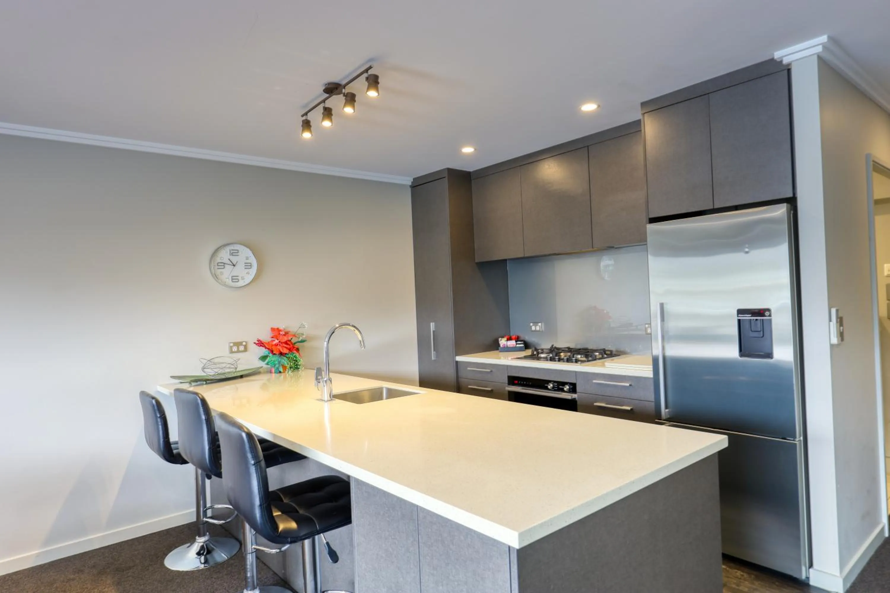 kitchen in Marsden Lake Resort Central Otago