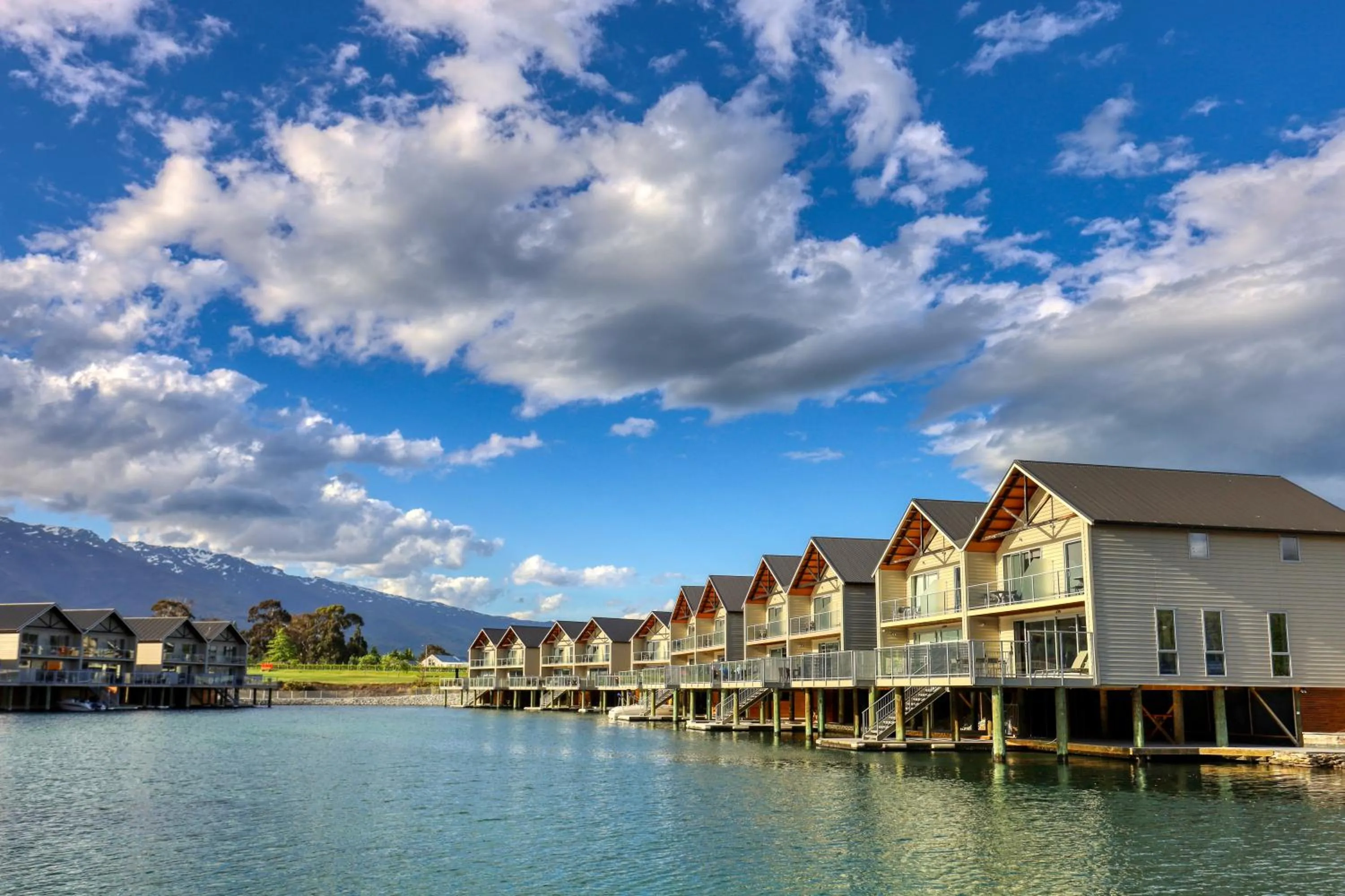 Property building in Marsden Lake Resort Central Otago