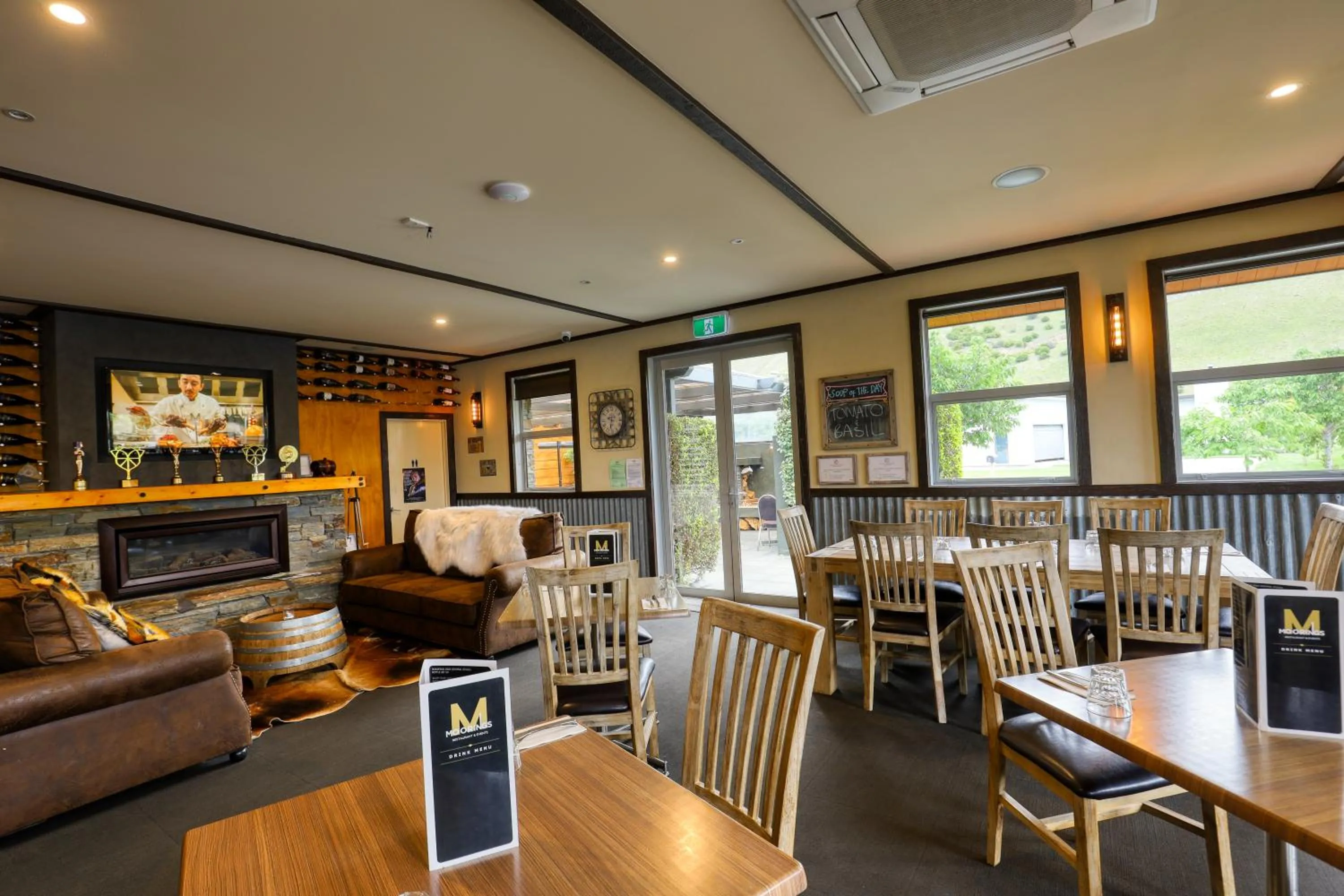 Restaurant/places to eat in Marsden Lake Resort Central Otago