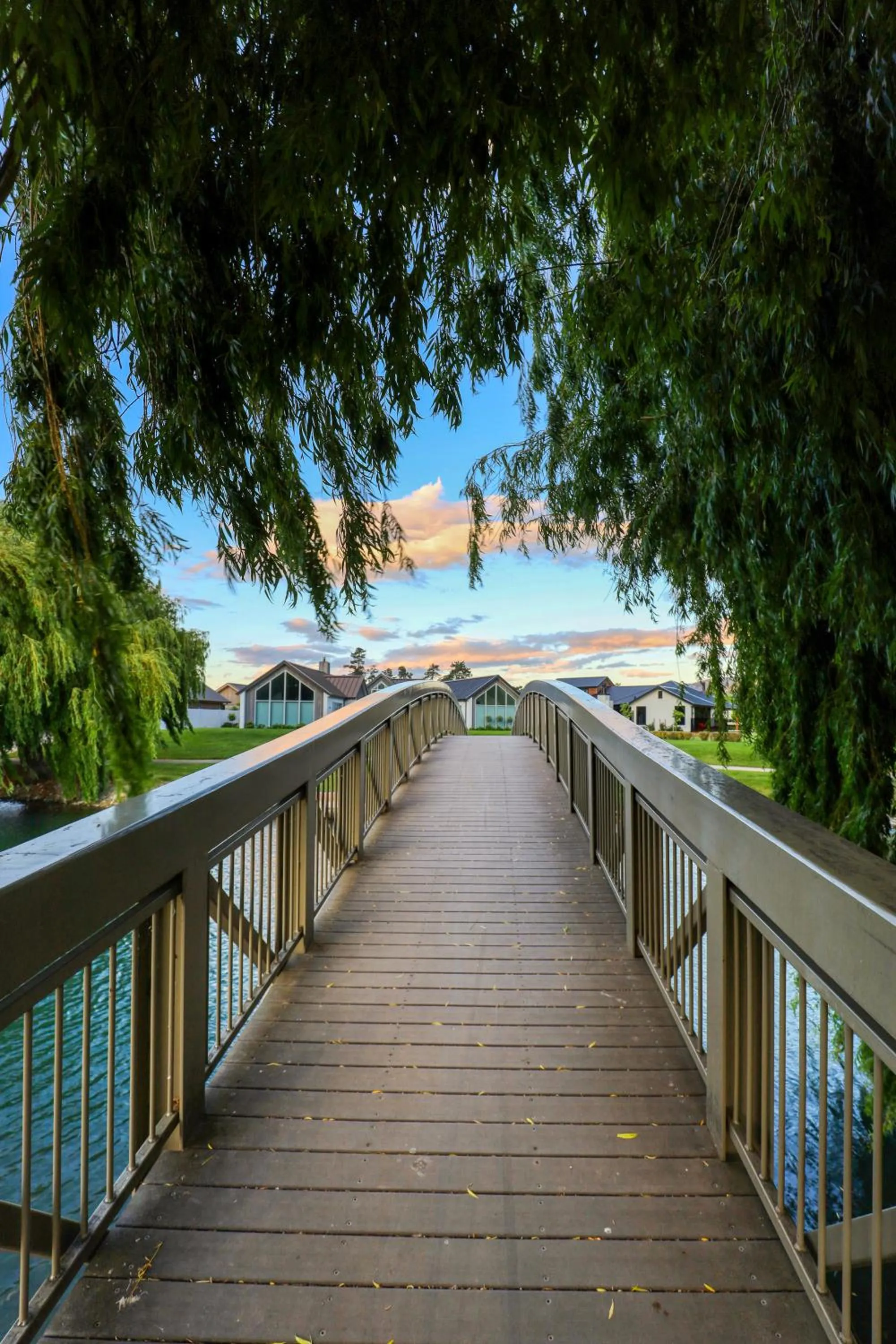 Natural landscape in Marsden Lake Resort Central Otago