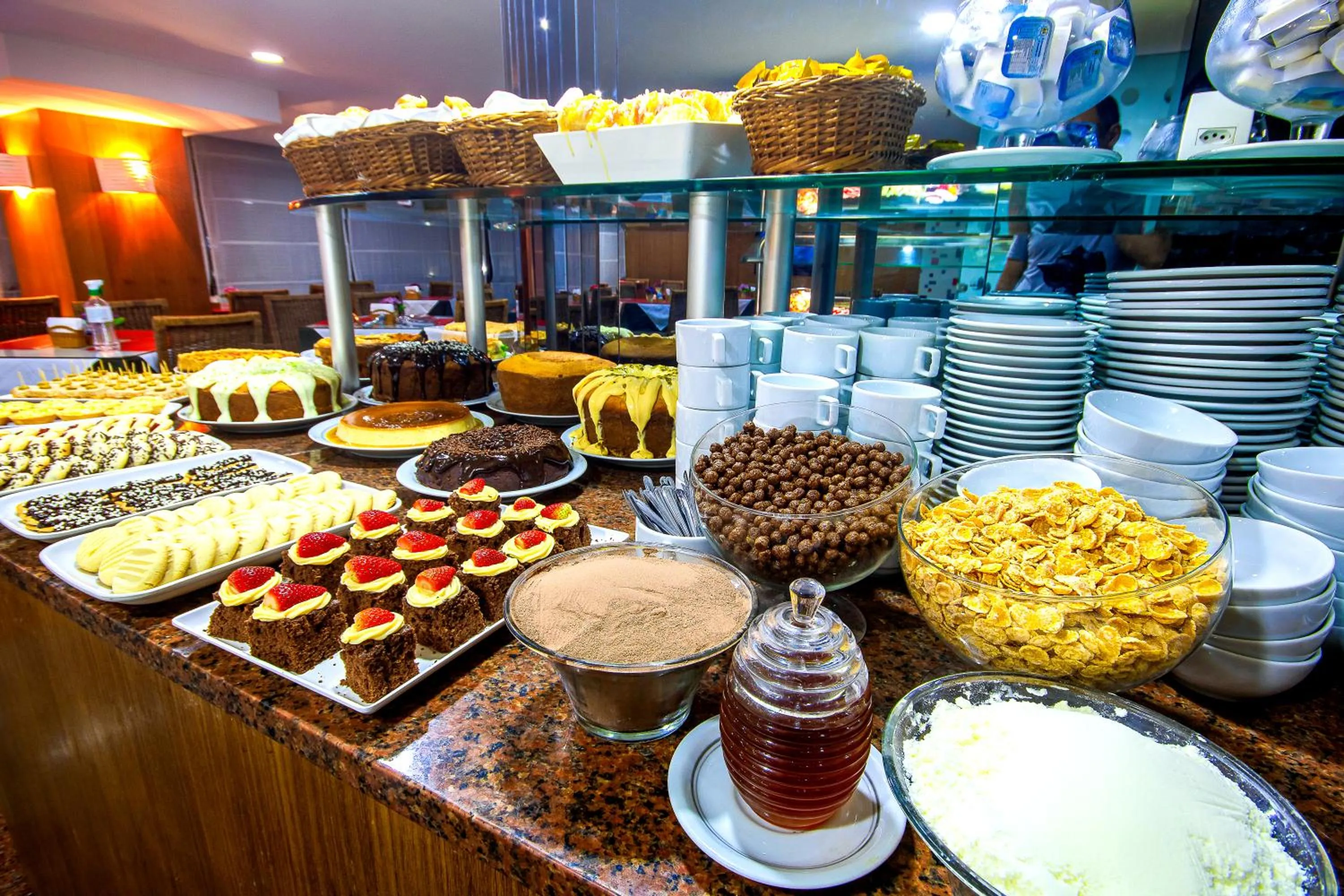 Buffet breakfast in Hotel Nacional Inn Rio Copacabana