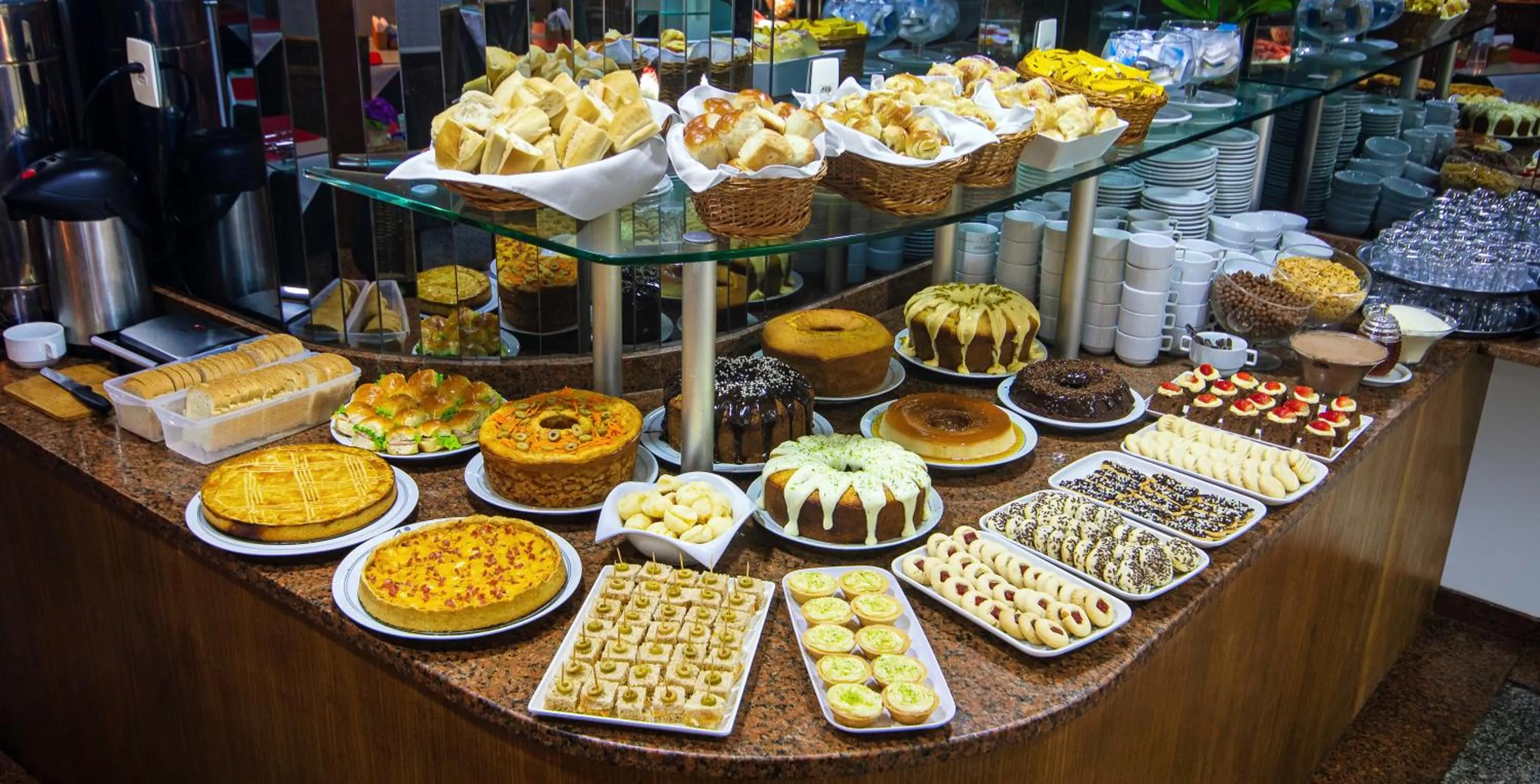 Buffet breakfast in Hotel Nacional Inn Rio Copacabana