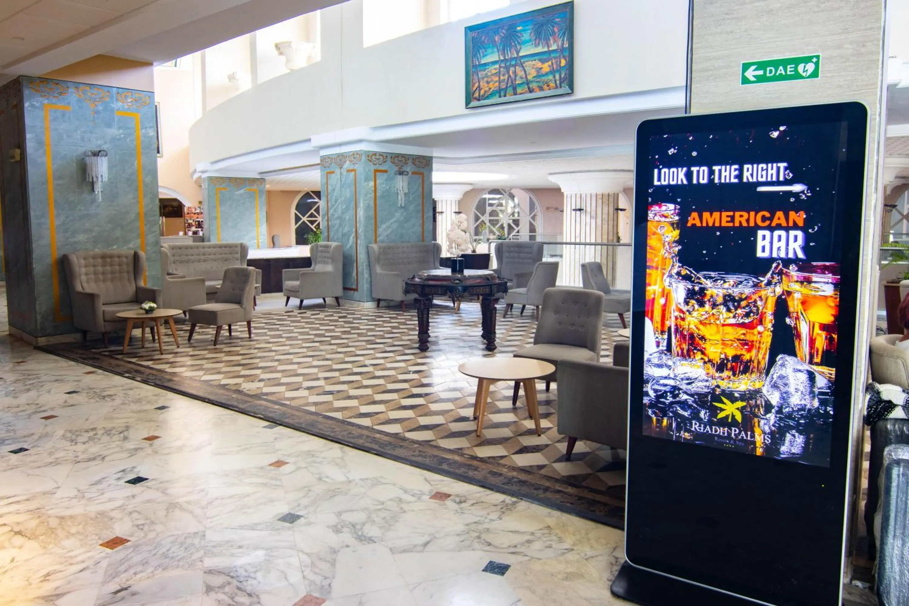 Lounge or bar in Riadh Palms- Resort & Spa