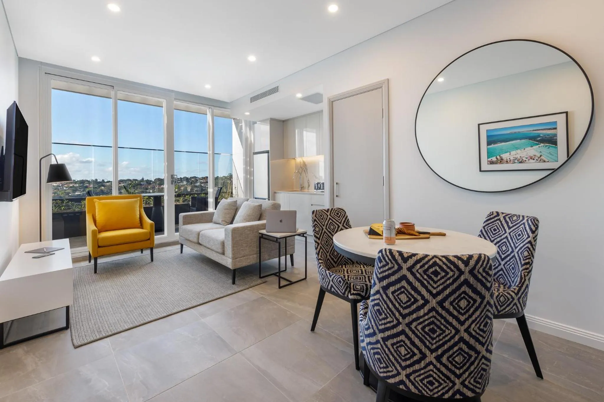 Living room in Meriton Suites Bondi Junction