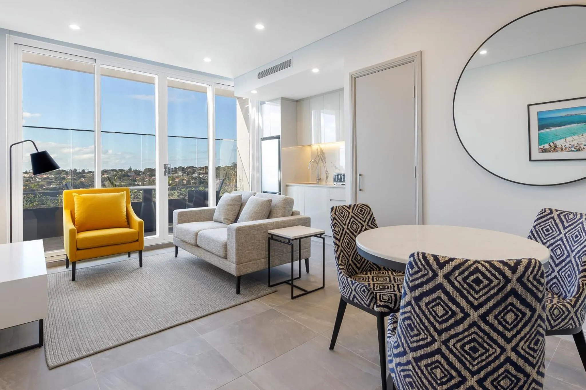Living room in Meriton Suites Bondi Junction