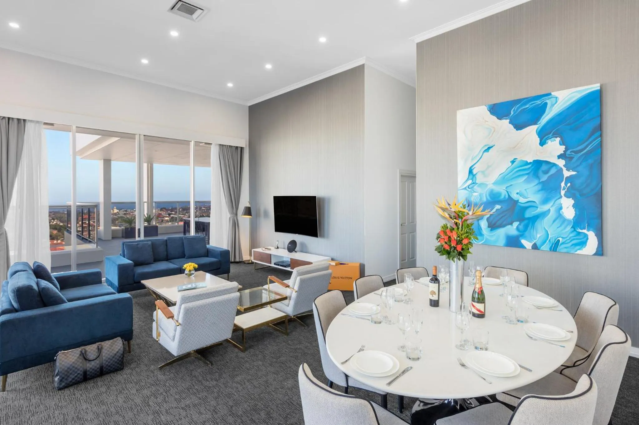 Living room in Meriton Suites Bondi Junction