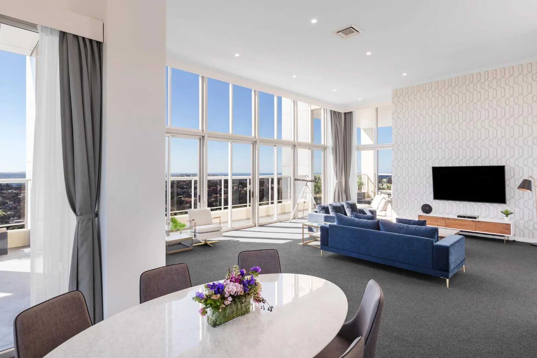 Living room in Meriton Suites Bondi Junction
