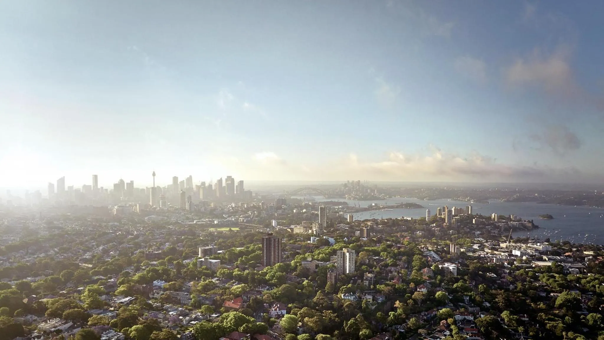 City view in Meriton Suites Bondi Junction