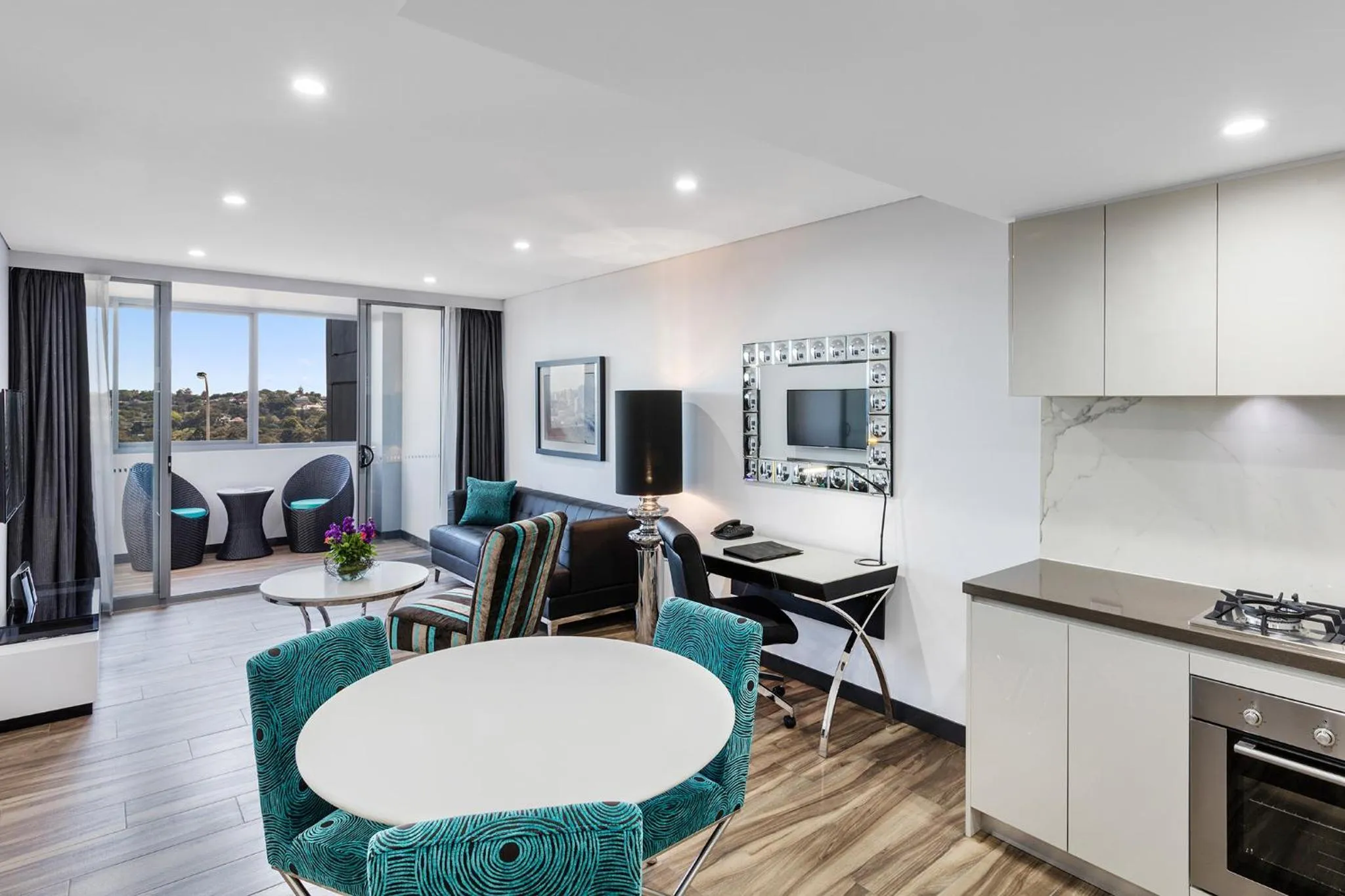 Living room in Meriton Suites Bondi Junction