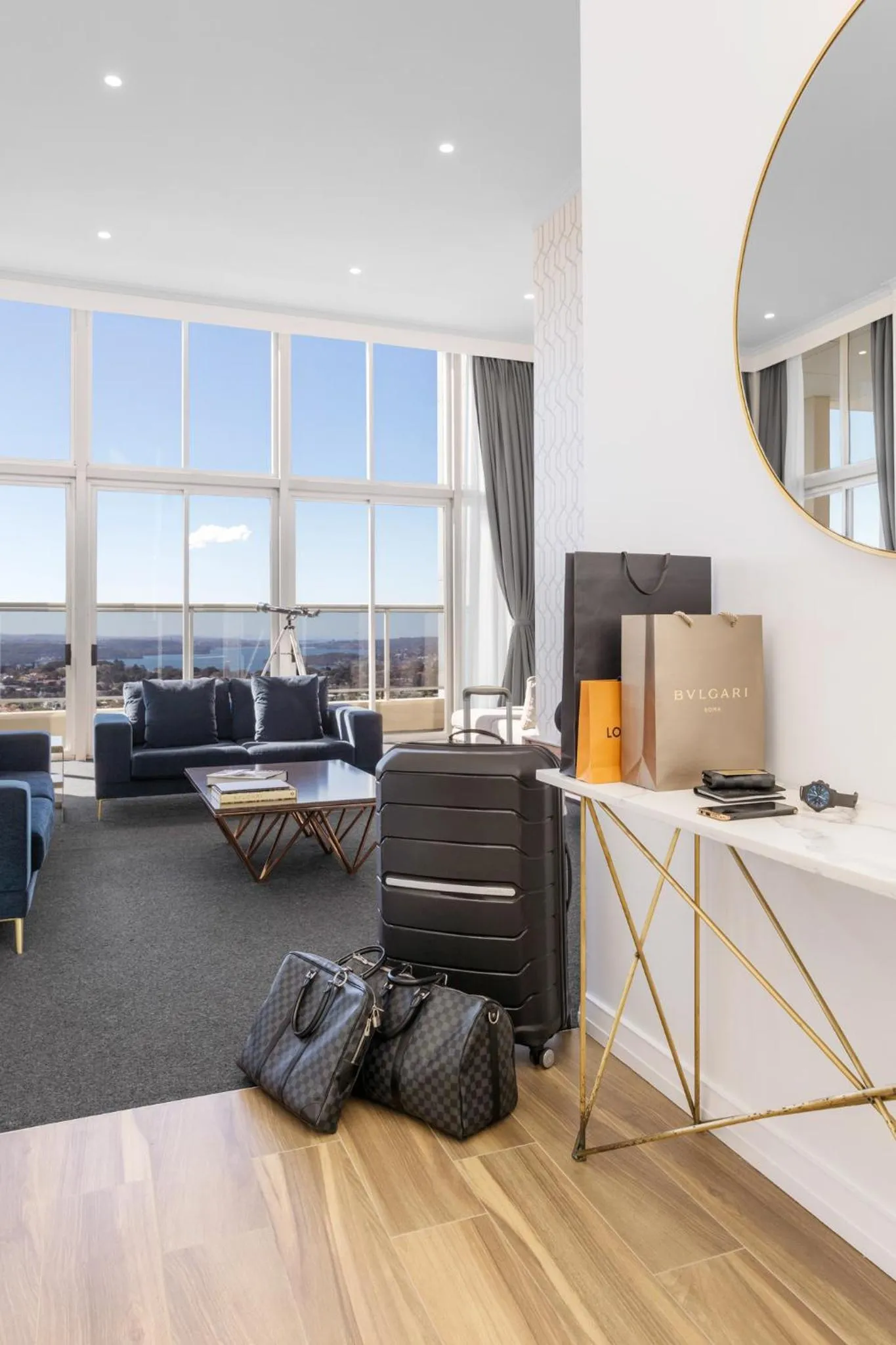Living room in Meriton Suites Bondi Junction