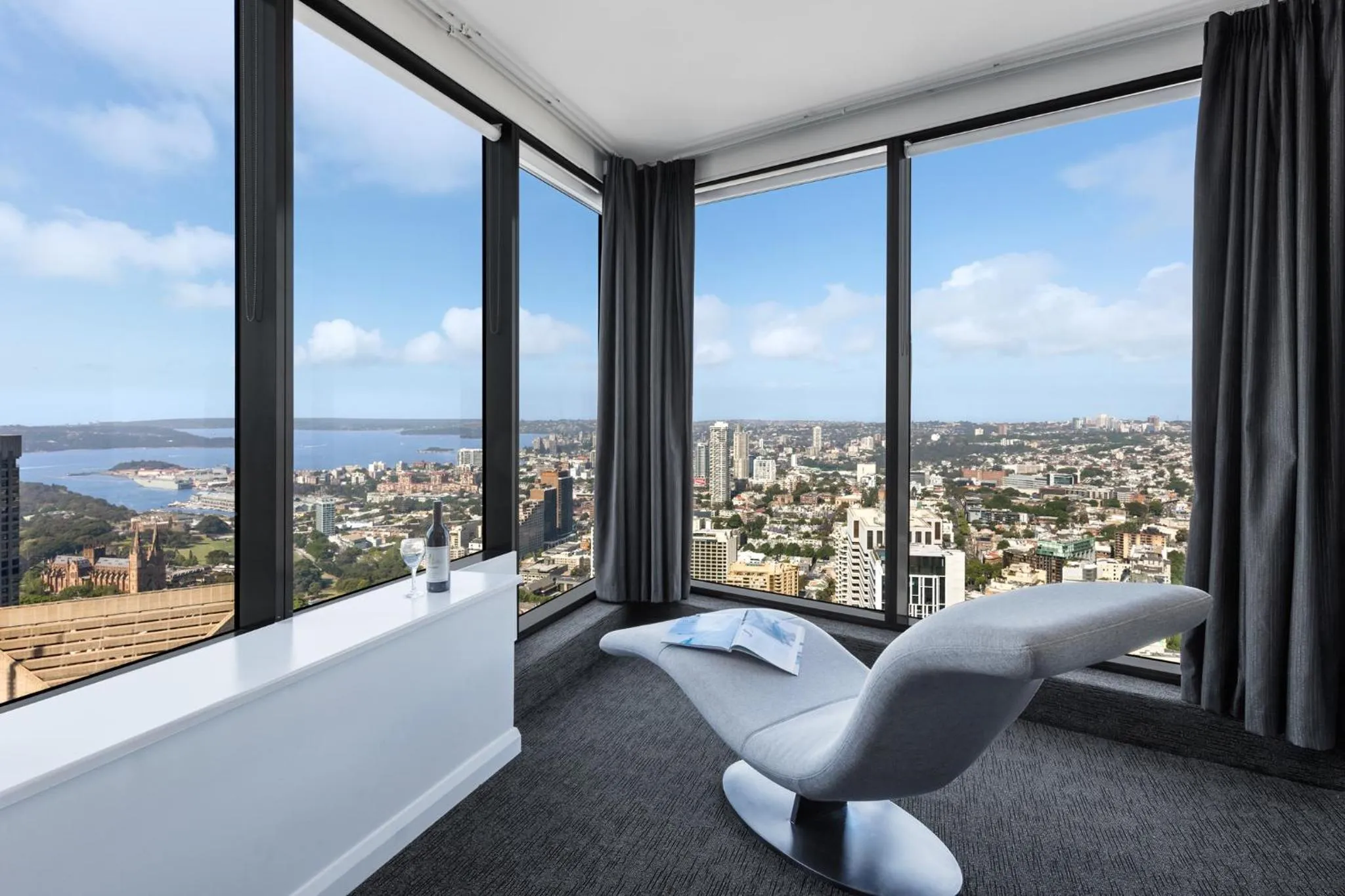 Living room in Meriton Suites World Tower, Sydney