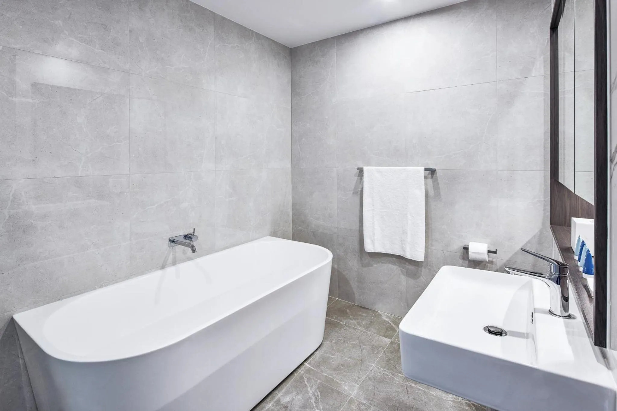 Bathroom in Meriton Suites George Street, Parramatta