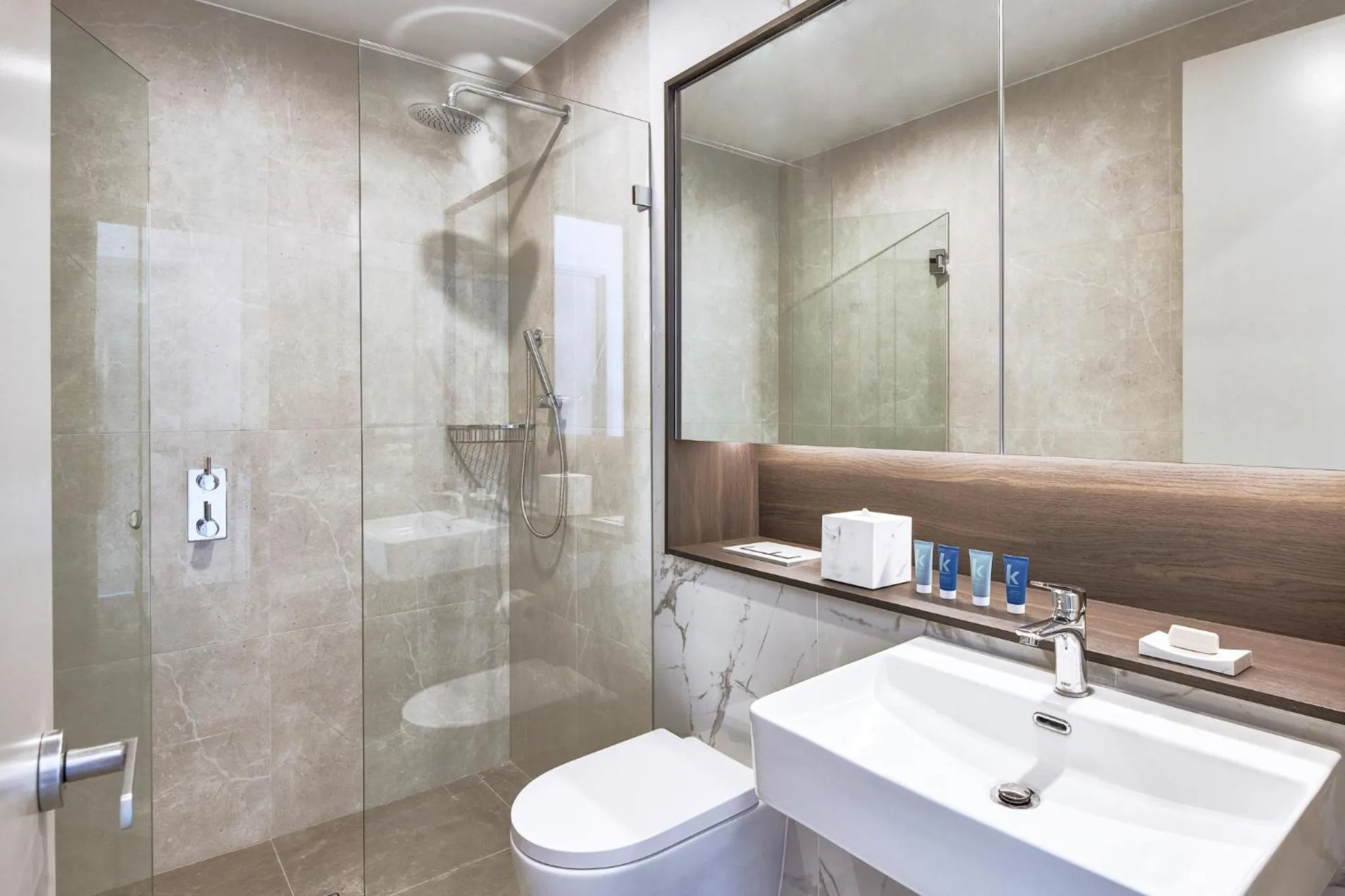 Bathroom in Meriton Suites George Street, Parramatta