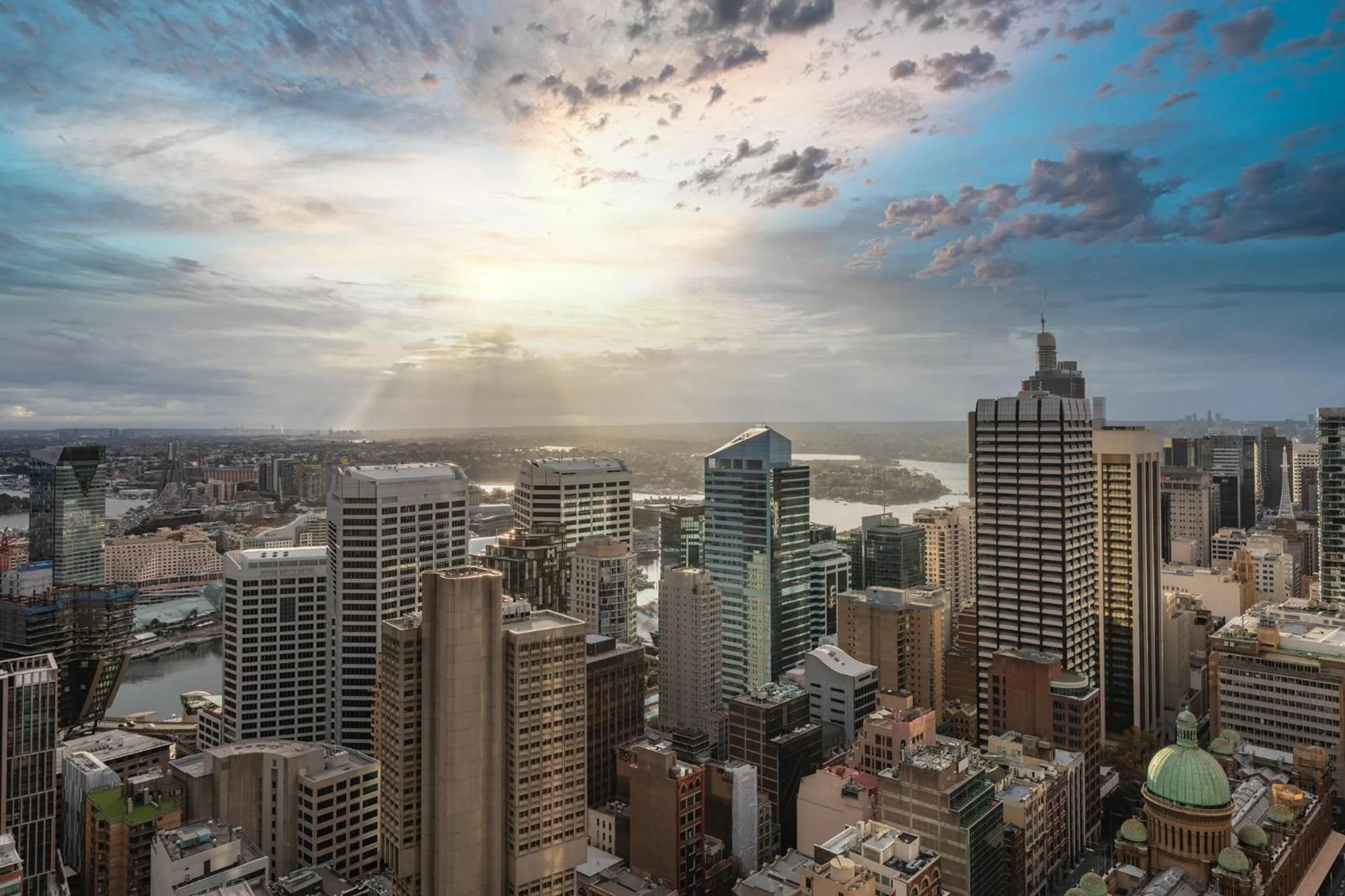 City view in Meriton Suites Pitt Street, Sydney