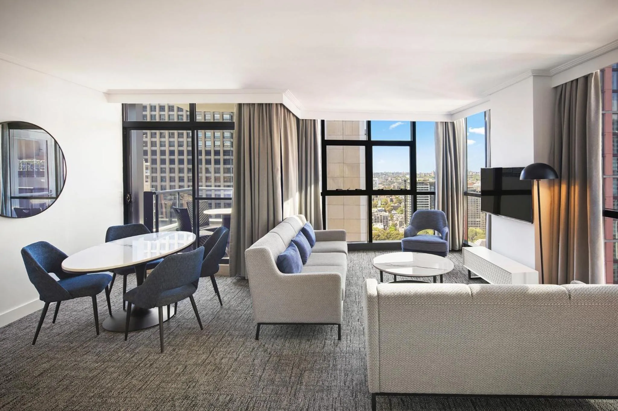 Living room in Meriton Suites Pitt Street, Sydney