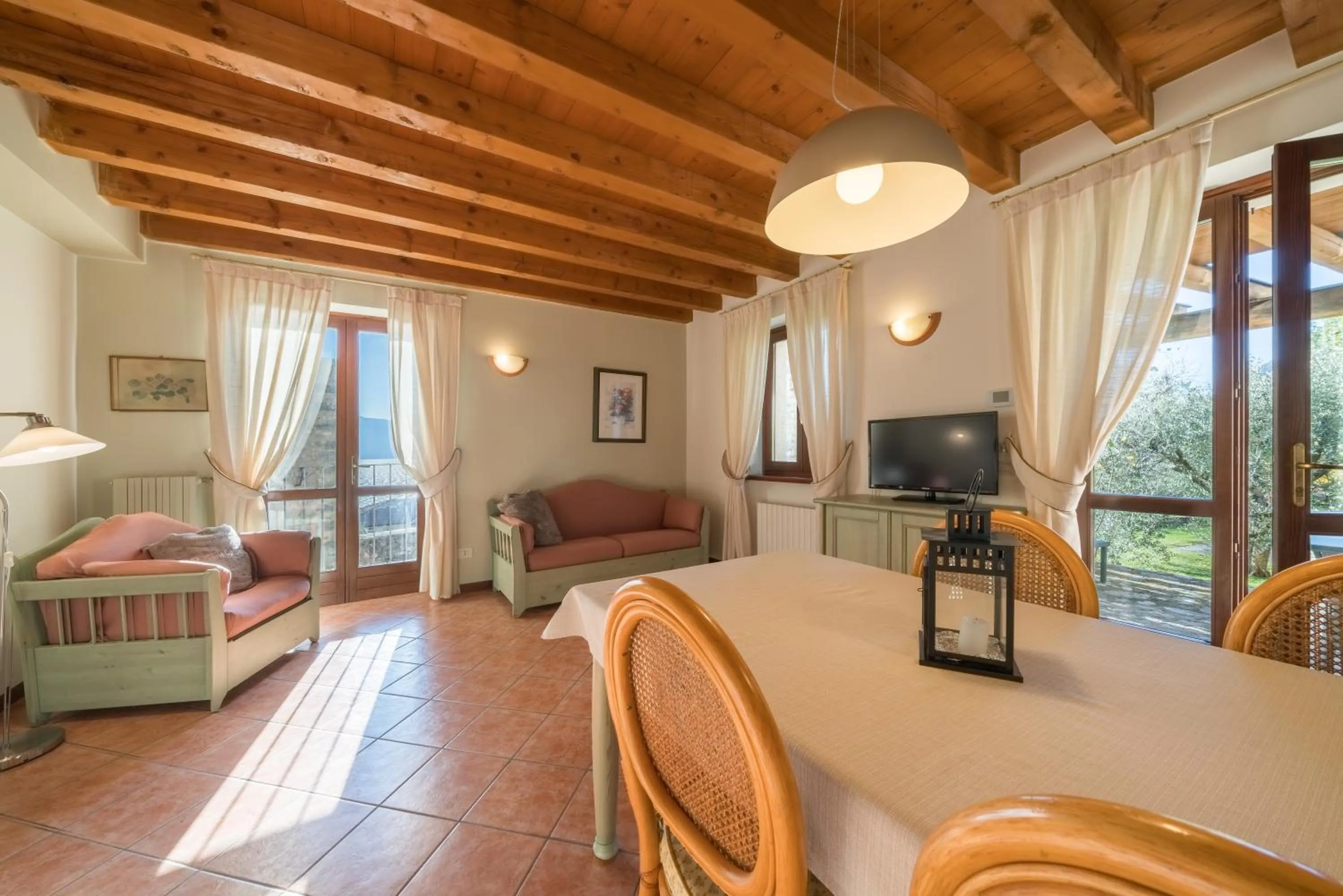 Living room, Bed in Residence Fondo La Campagnola