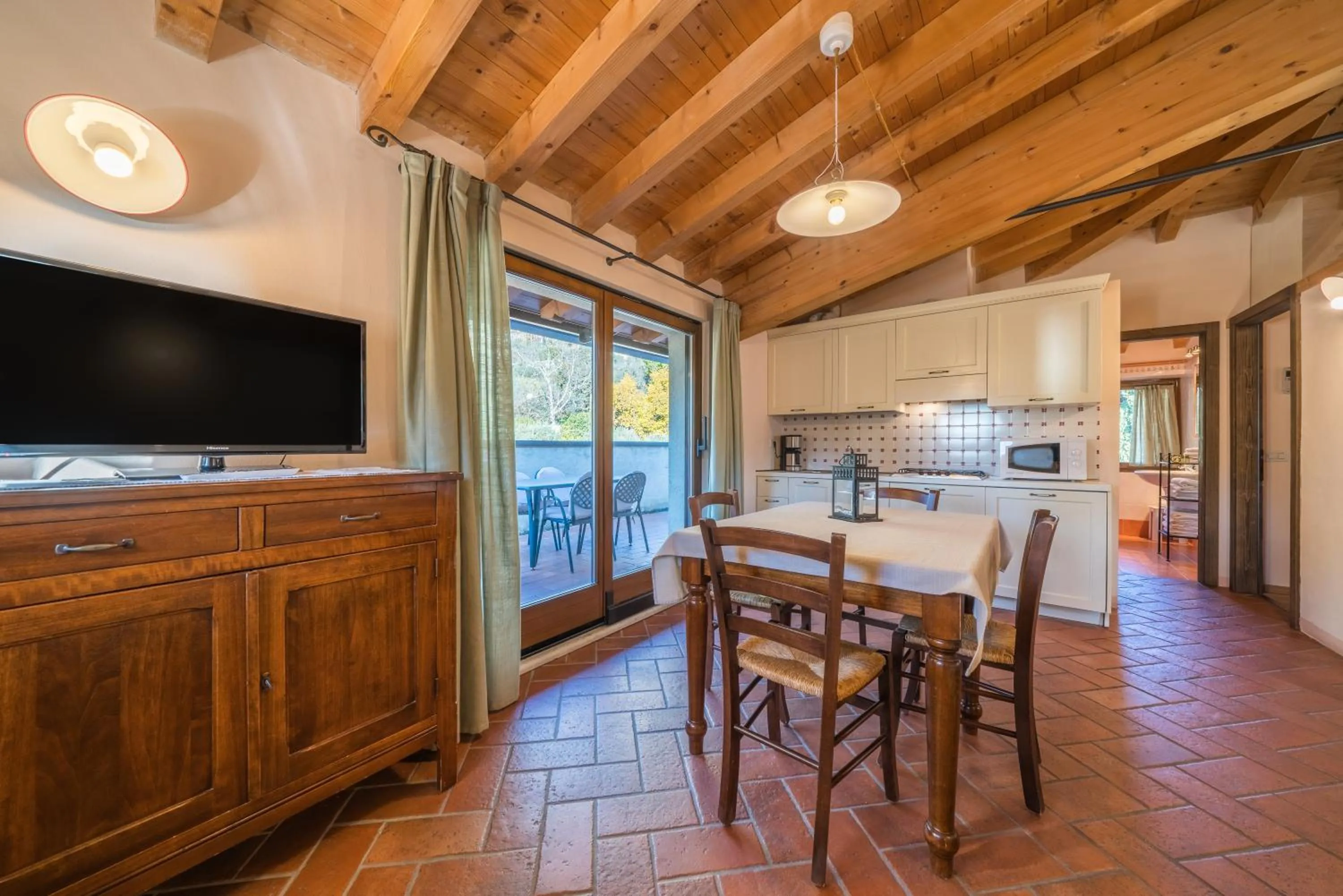 Kitchen or kitchenette in Residence Fondo La Campagnola