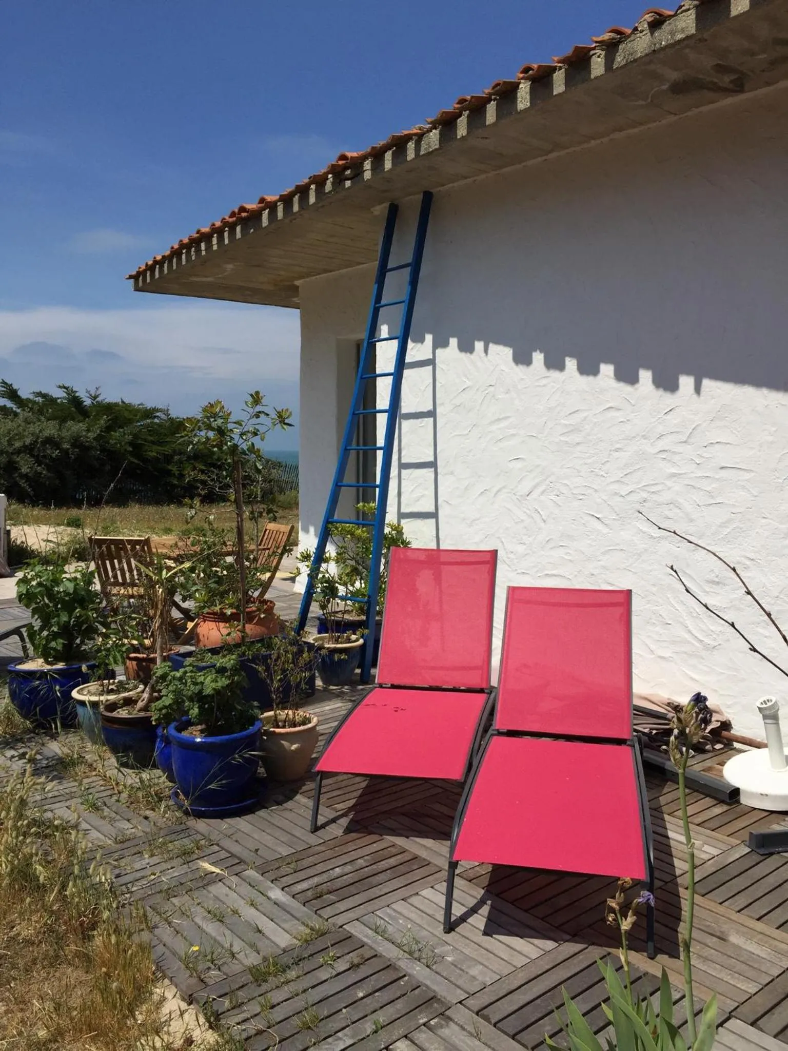 Patio in La Mer & La Dune