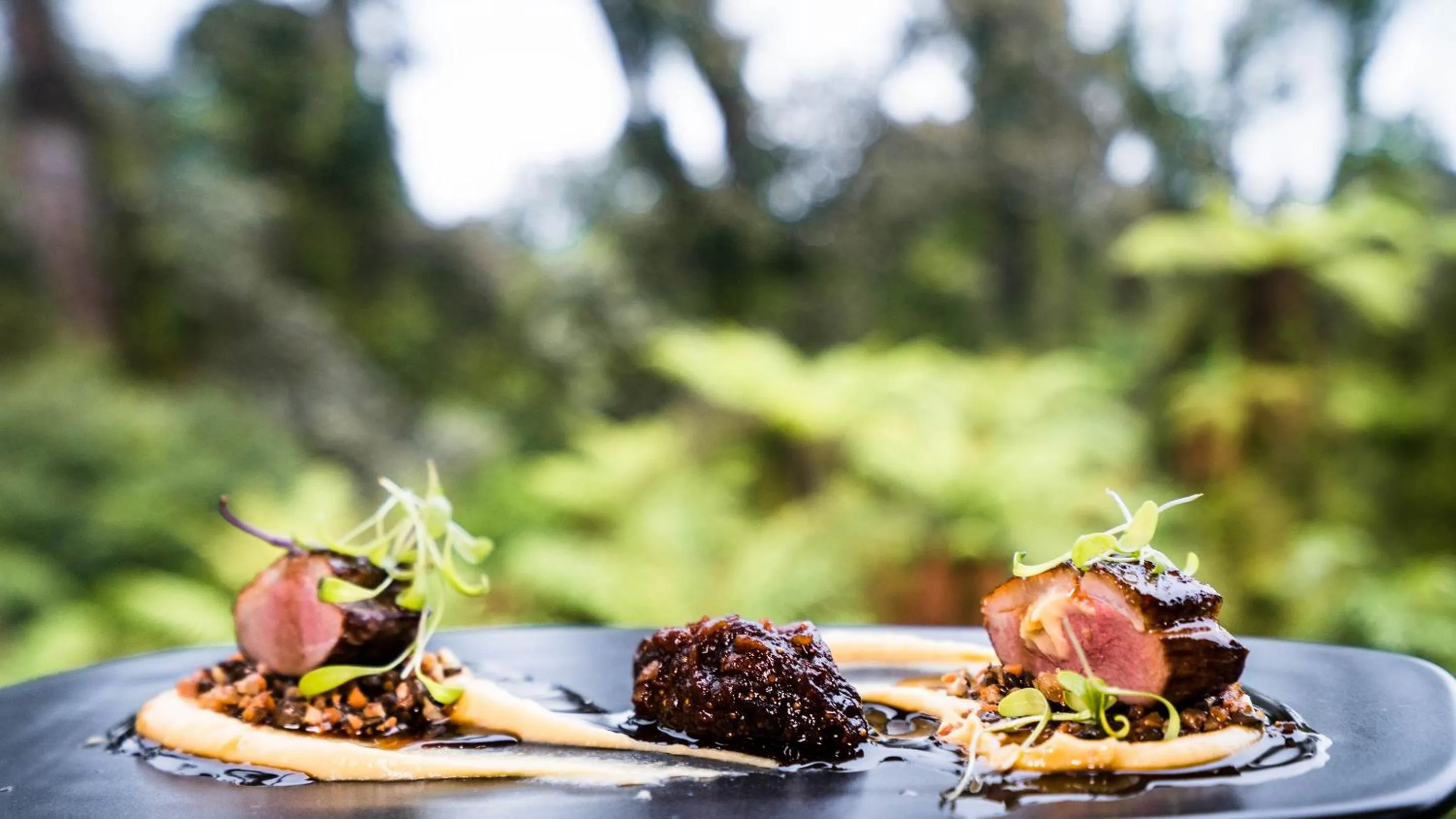 Food close-up in Legacy Te Waonui Hotel Franz Josef