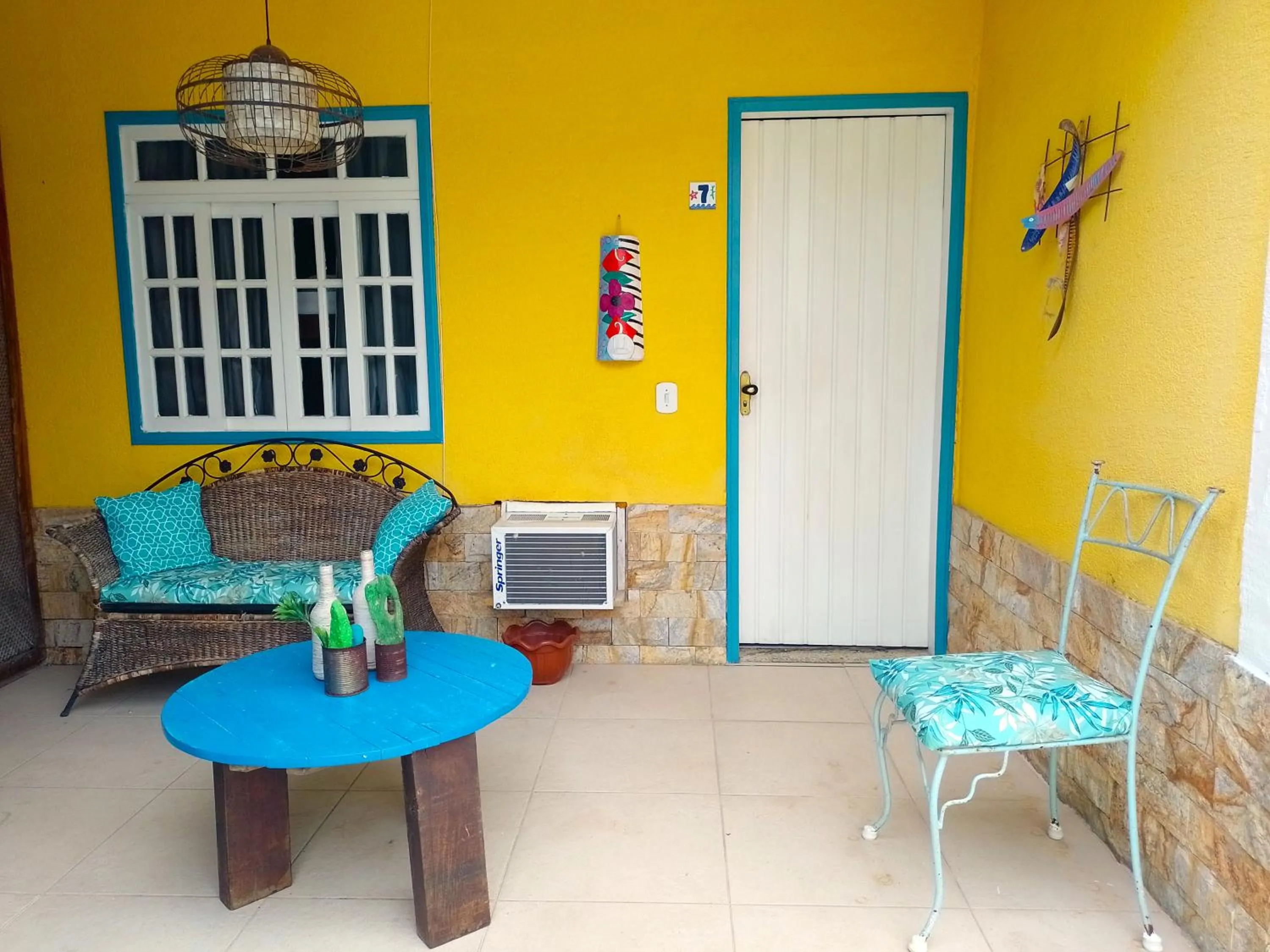 Patio in As Palmeiras Pousada