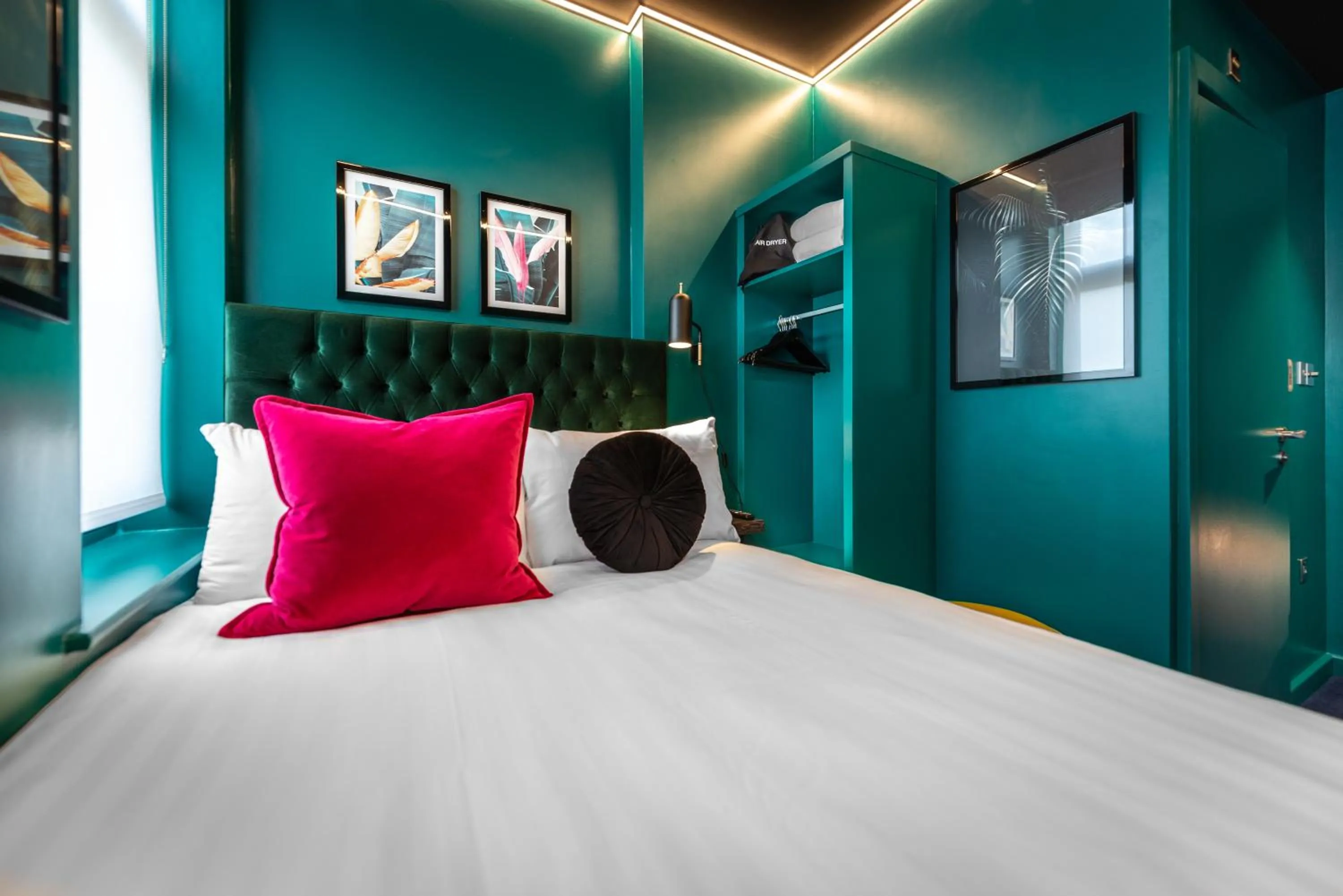 Bed in Hux Hotel, Kensington