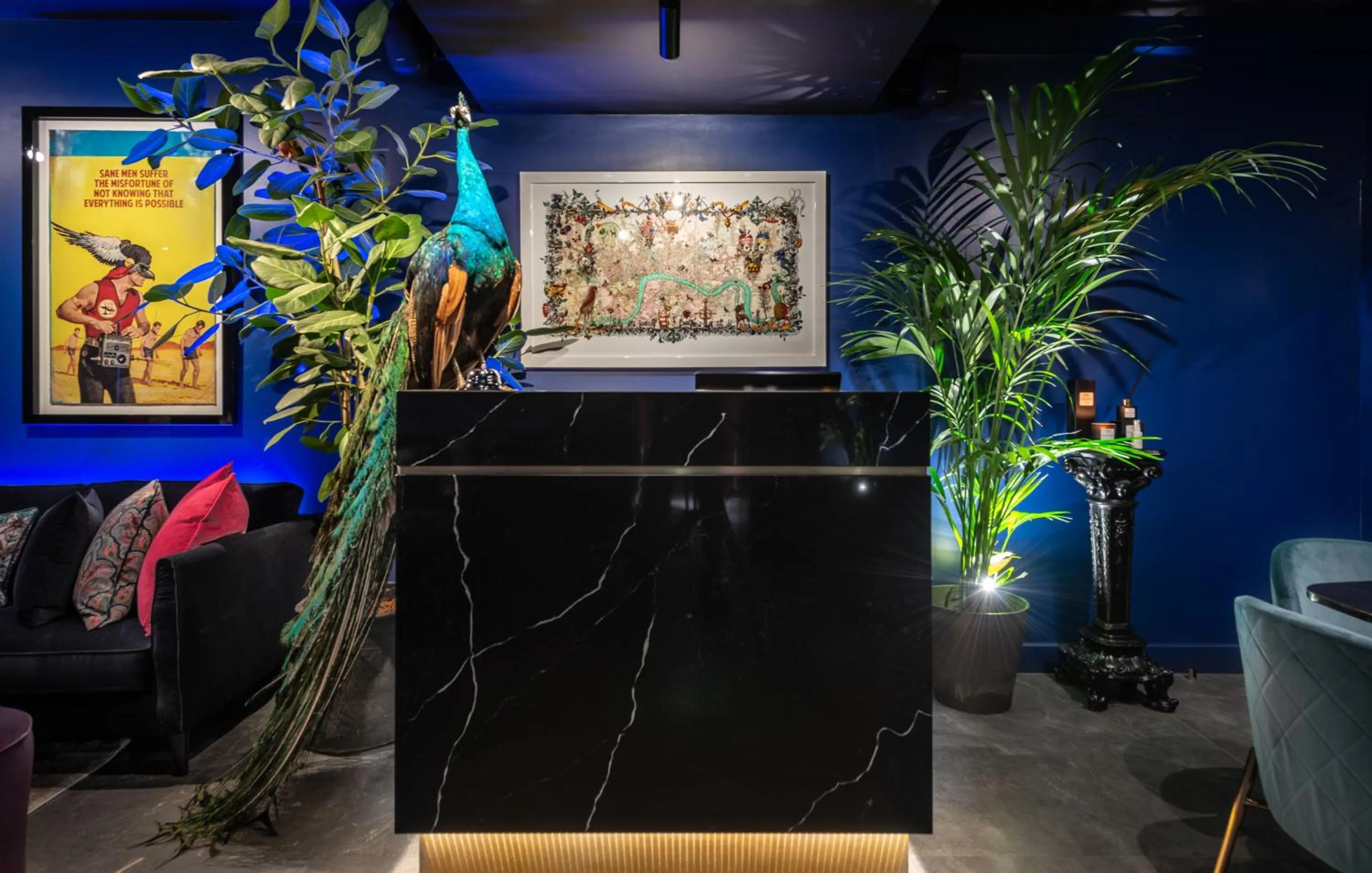 Lobby or reception in Hux Hotel, Kensington