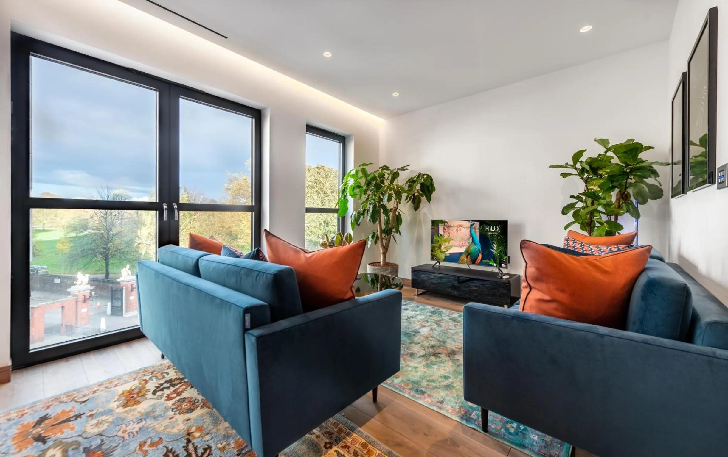 Living room in Hux Hotel, Kensington